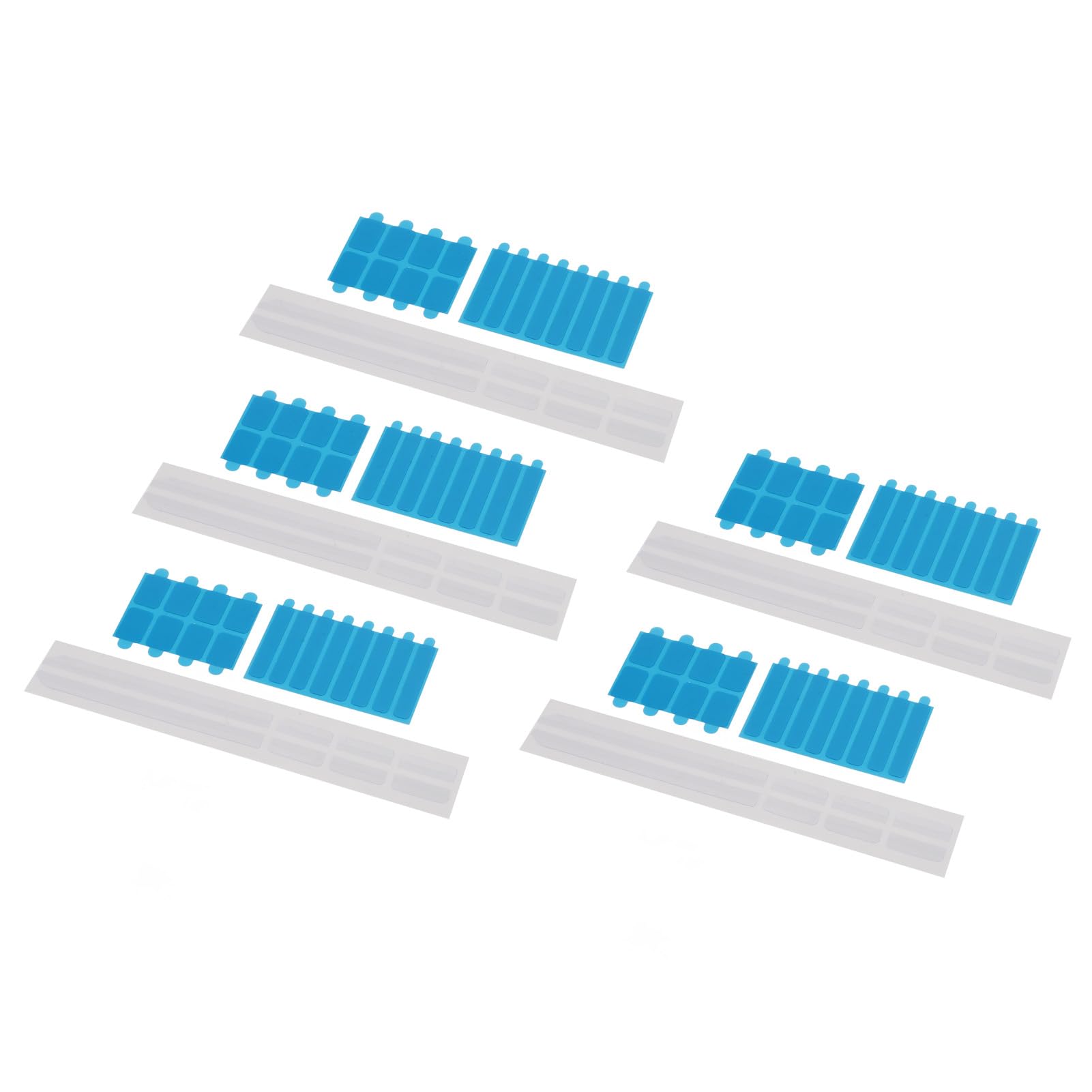 5 Set Privacy Screen Replacement Set Adhesive Strips and Slide Mount Holder Tabs for Computer