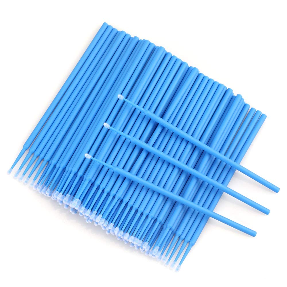 G2PLUS 500 PCS Disposable Micro Applicators Brush for Makeup and Personal Care (Head Diameter: 2.5mm)- 5 X 100 PCS