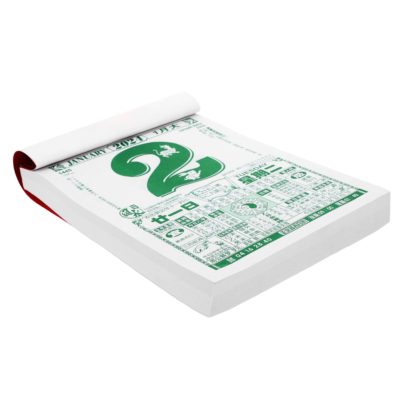 Calendario annuale, calendario da parete, 4 pezzi 2024 Vecchio Almanacco Calendario da tavolo Anno lunare Calendario da parete 2024 Calendario del drago Calendario tradizionale cinese Drago Anni Calen