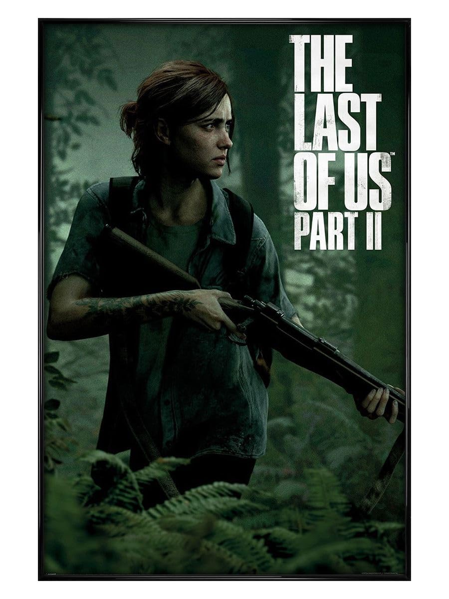 The Last Of Us Part 2 (Ellie) Maxi Poster - Black Gloss Framed