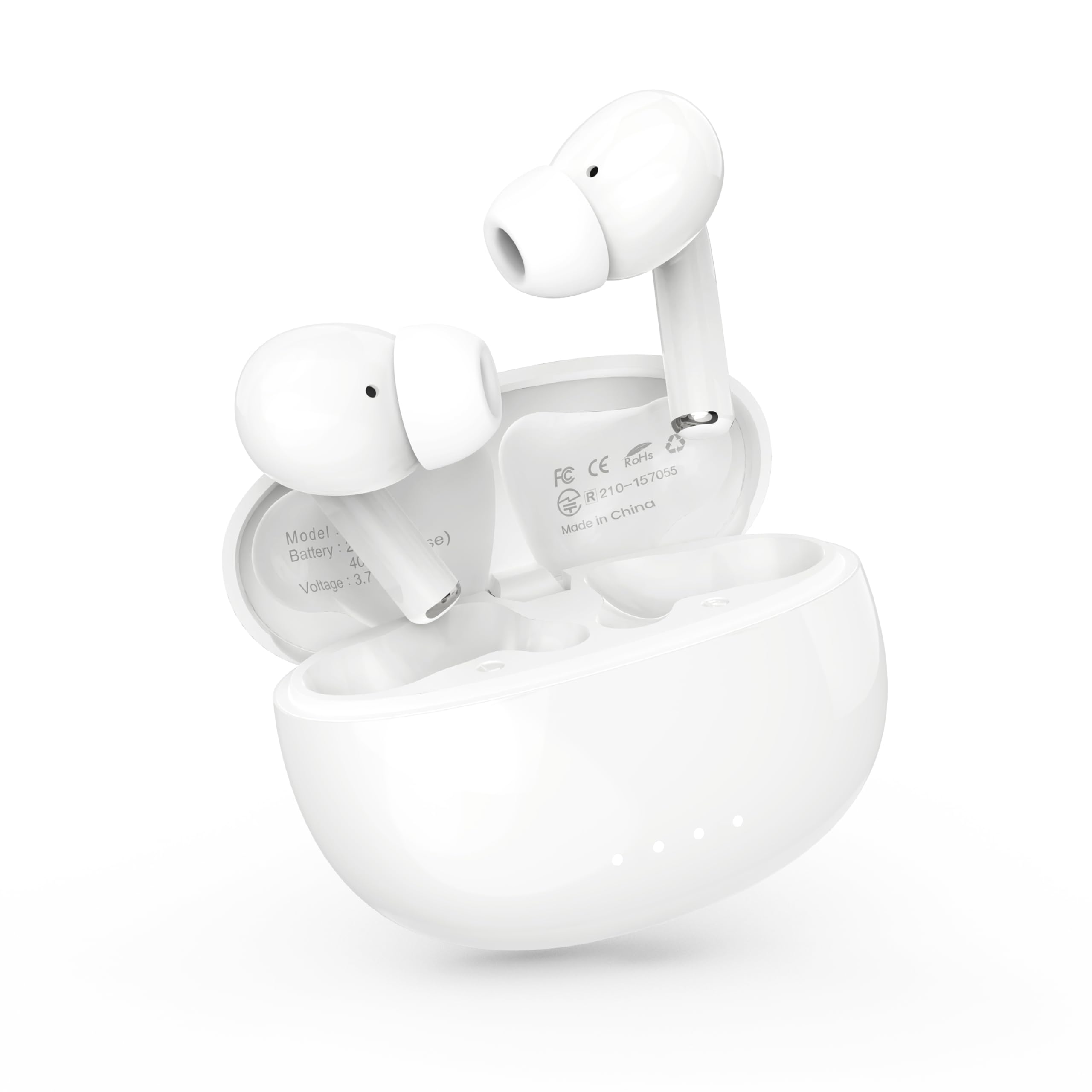 Bluetooth Earphones, Noise Cancelling, 2026 Advanced Sound Quality Enhanced Model, Wireless Earphones, Bluetooth 6.0, Waterproof, Small, Lightweight, Type-C Rapid Charging, Hi-Fi Sound Quality, Calls
