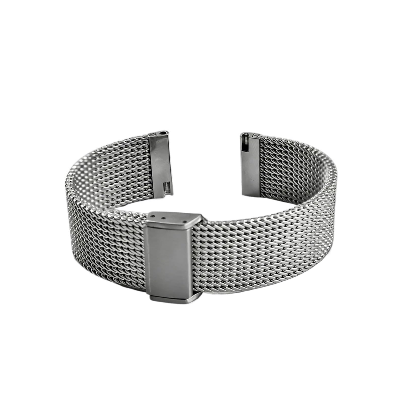 Correa de repuesto de malla de acero inoxidable de liberación rápida de 18 mm, 19 mm, 20 mm, 21 mm, 22 mm