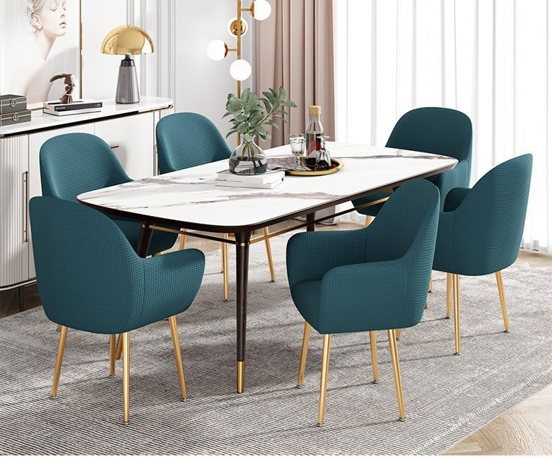 Spandex couverture de chaise lavable et extensible pour salle à manger - 6