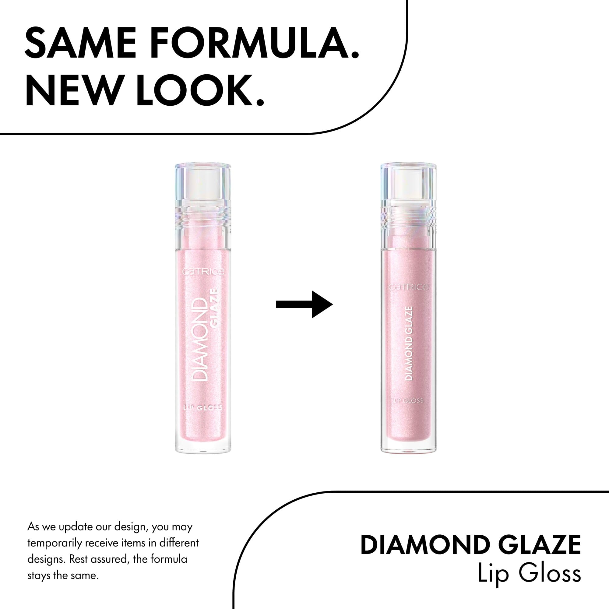 Catrice Brillo de labios Diamond Glaze, resultado inmediato, brillante, holográfico, escarchado (3ml)