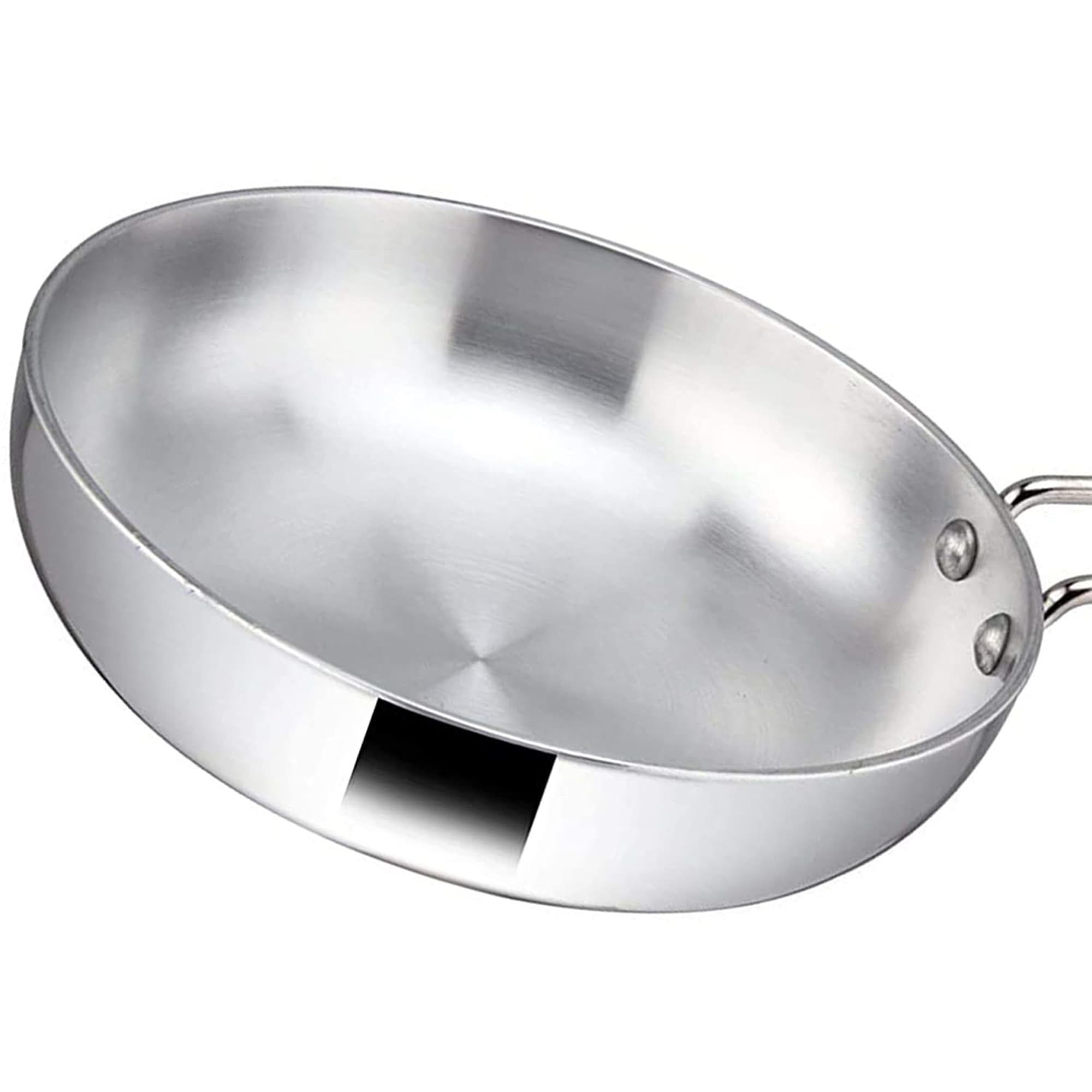 IDEAL PRIME Heavy Duty Aluminum Frying Pan 1 Liter with Heat Resistance Silicon Handle Rust Proof Omelet Tawa Pasta Dosa Fry Pan Cookware Pack of 1 2