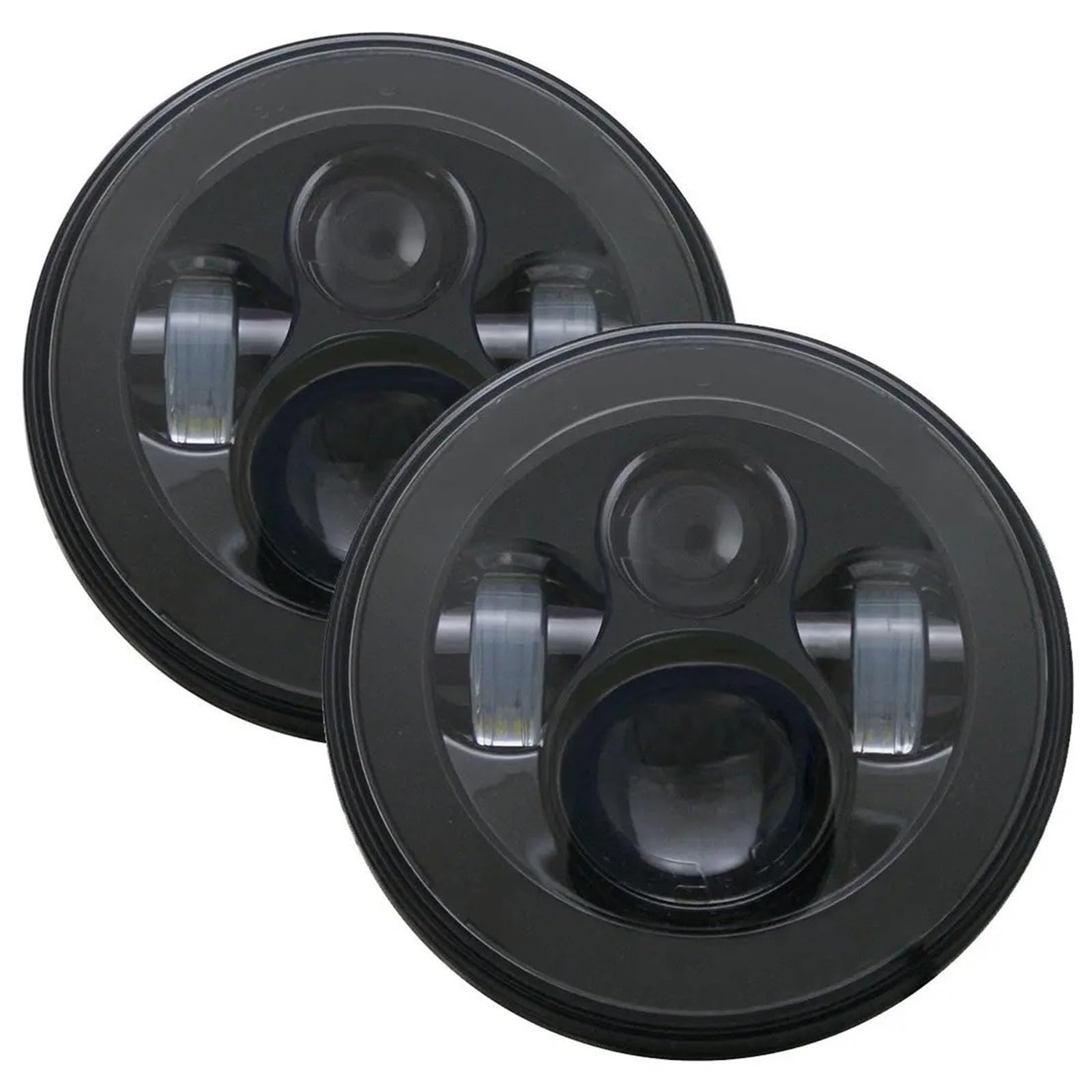 Per Jeep Per Wrangler TJ 1997-2006 2 Porte 4X4 Per Fuoristrada Accessorio Pezzi Kit Fari LED Rotondi Per Auto Da 7 Pollici Fascio Alto E Basso Fanale Anteriore