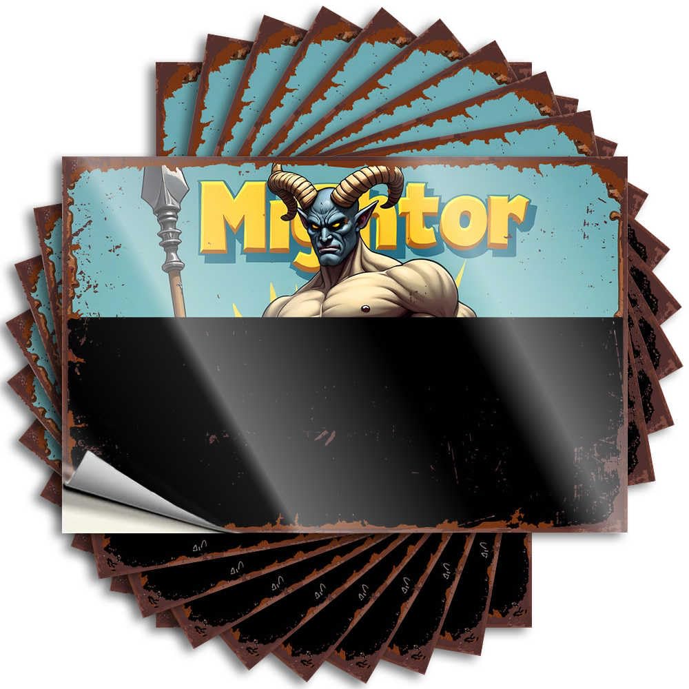 Lettering Sticker Fun Stuff | Winter Hat Mightor: The Horned Warrior's Epic Quest for Girls(12X18CM)