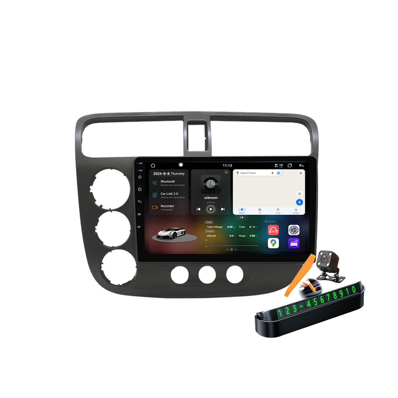 Autoradio 2 Din Android 14.0 pour remplacer votre vieux lecteur de Civic 2000-2006