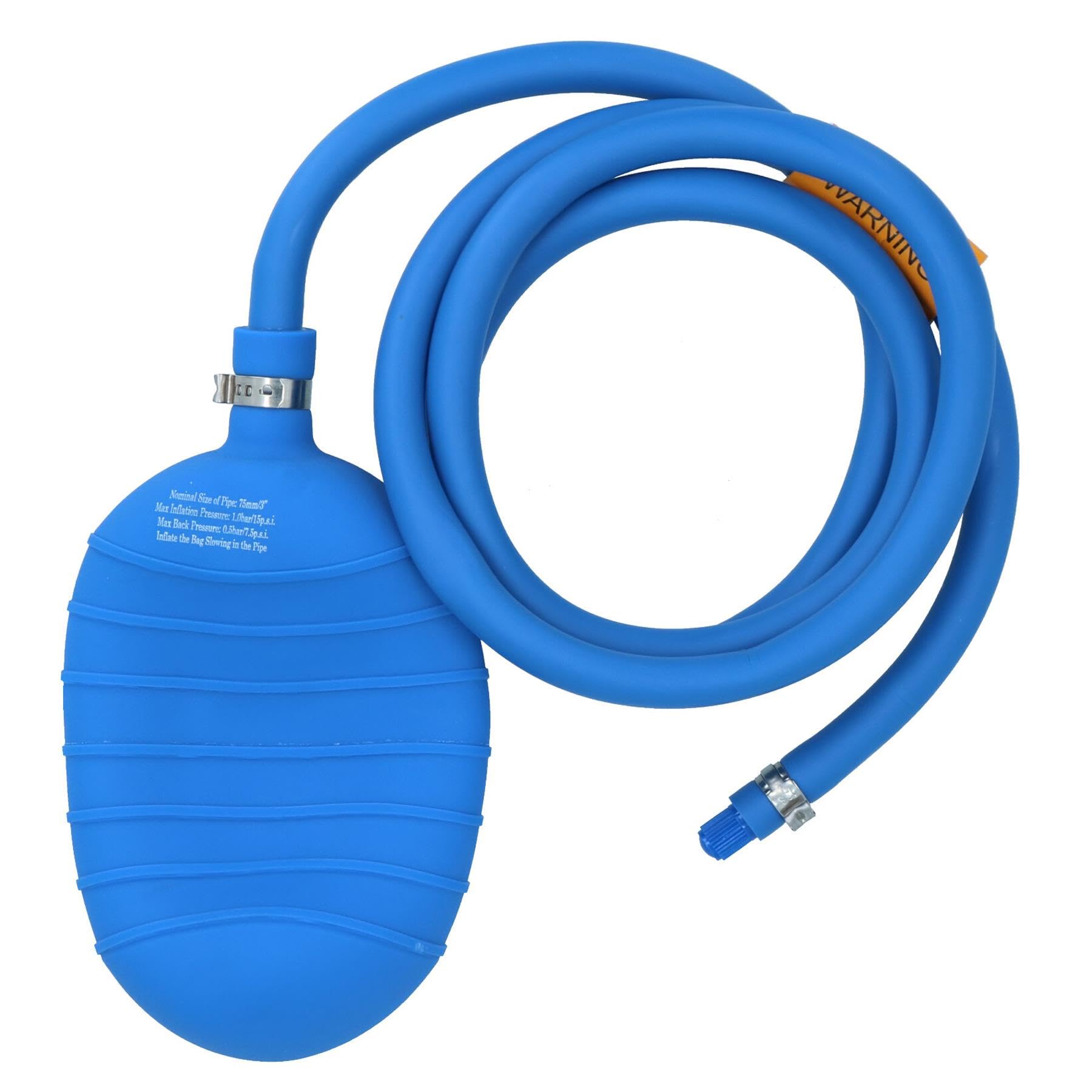 Bolsa de aire inflable de sellado de PVC, 75 mm, tapón de tubo de drenaje