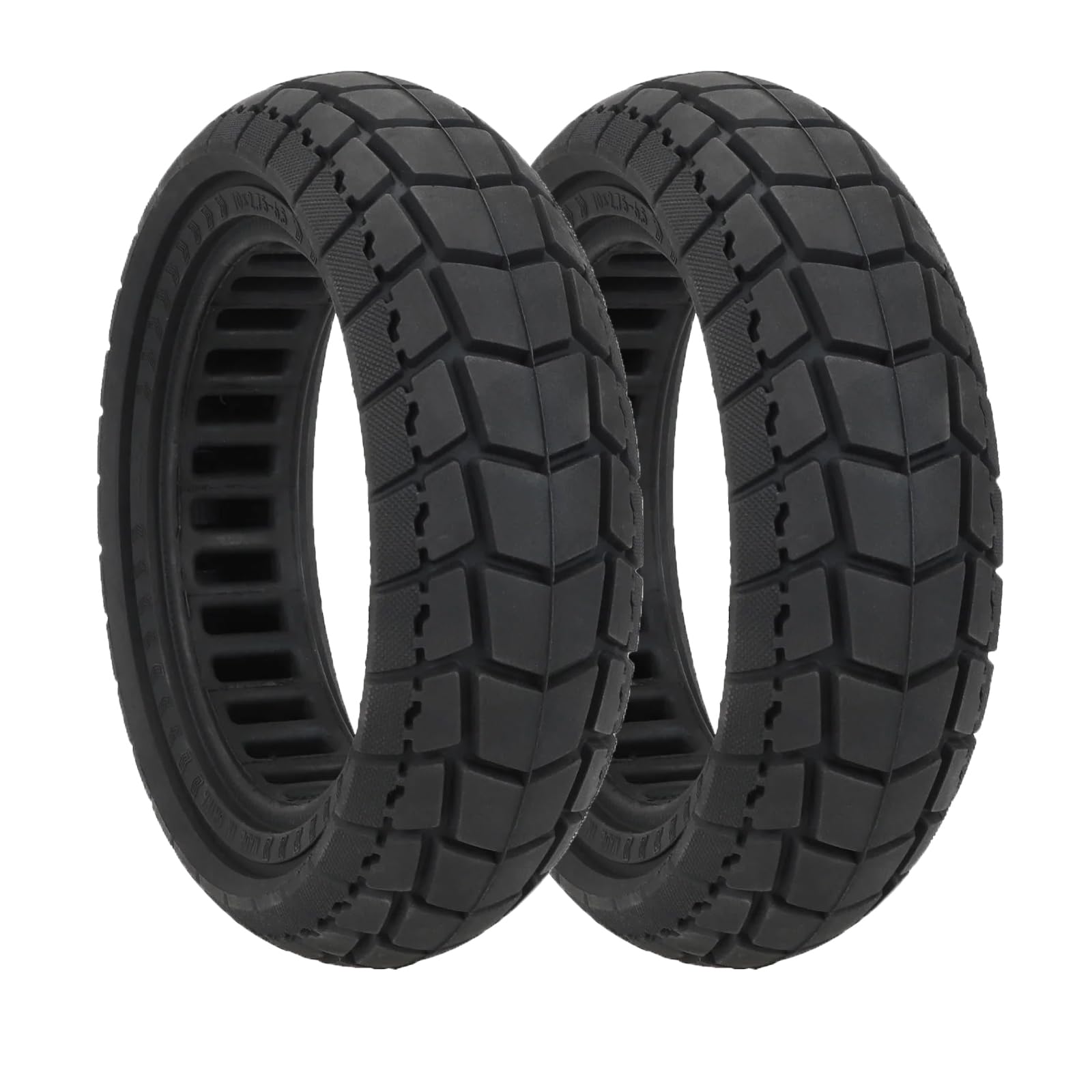 10 x 2.75-6.5 Pneu Solide pour Kukirin G2/G3/G2 Ultra/M4 Max/A1 (2 PCS)