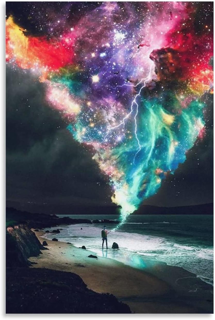 COAC Fantasy Magical Beauty Night Poster Canvas Art Poster And Wall Art Picture Print Modern Family Bedroom Decor Posters 12x18inch(30x45cm)