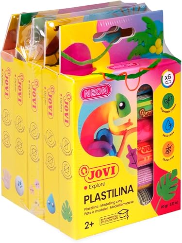 Miniatura 3 de Jovi - Plastilina, 30 barras de arcilla para modelar que no se secan, 0.53 onzas cada barra, peso total 15.9 onzas, no tóxicas y sin gluten,
