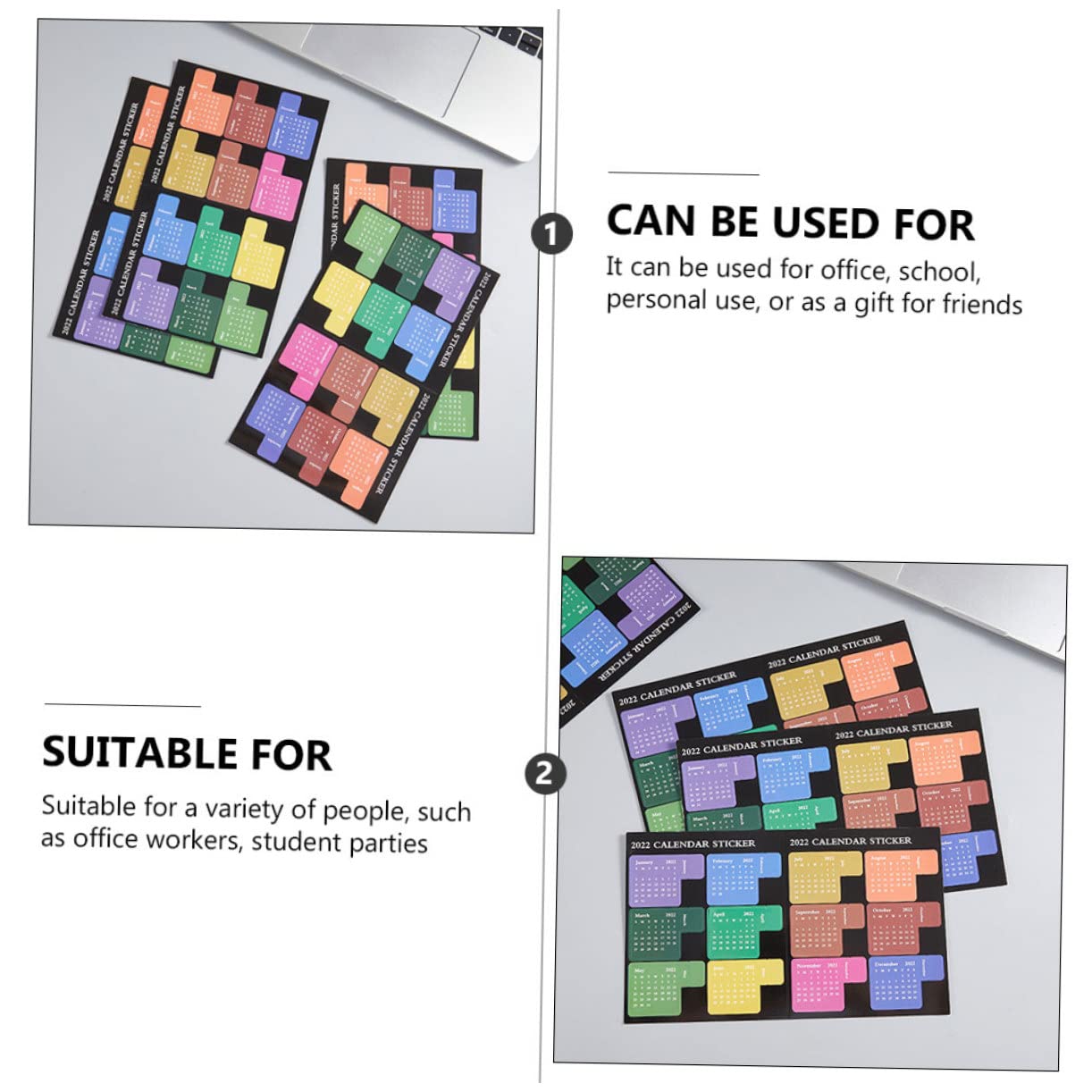 Operitacx 25pezzi Etichette Colorate Fluorescenti Adesive Per Note Pratiche Stickers Indice Per Pianificazione e Organizzazione Agenda