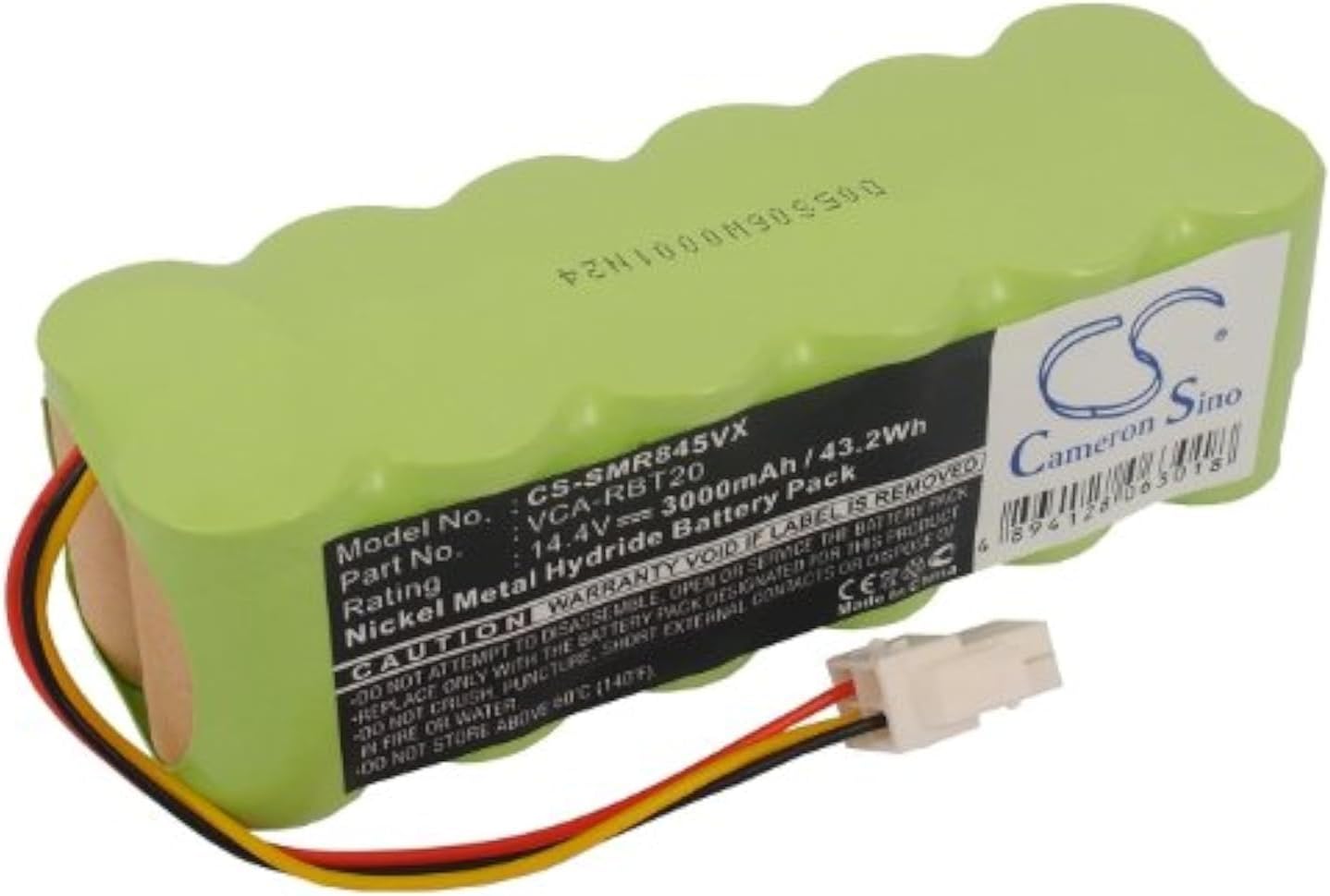 14.4V Battery Replacement for Samsung DJ96-00113C, DJ96-00116B Navibot VCR8824, Navibot VCR8825, Navibot VCR8830, Navibot VCR8843, Navibot VCR8844