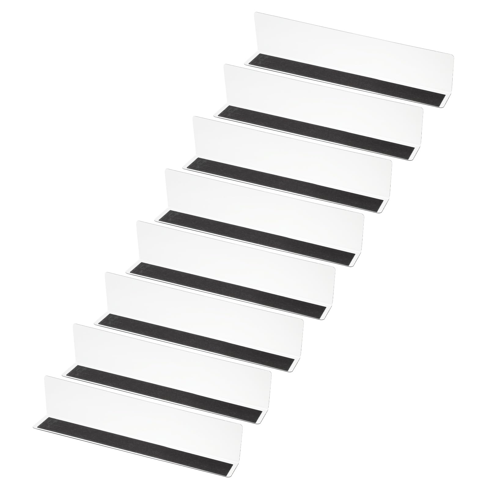 PATIKIL 8 Pack Shelf Dividers for Closet Organization, 11.1x1.2x2.4 Acrylic Magnetic Closets Separator Kitchen Cabinet Shelves Under Bed Blocker for Bedroom Kitchen Office, Clear