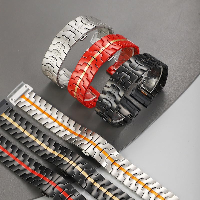 Bracelet acier Garmin Fenix 8 résistant pour remplacer le silicone - 6