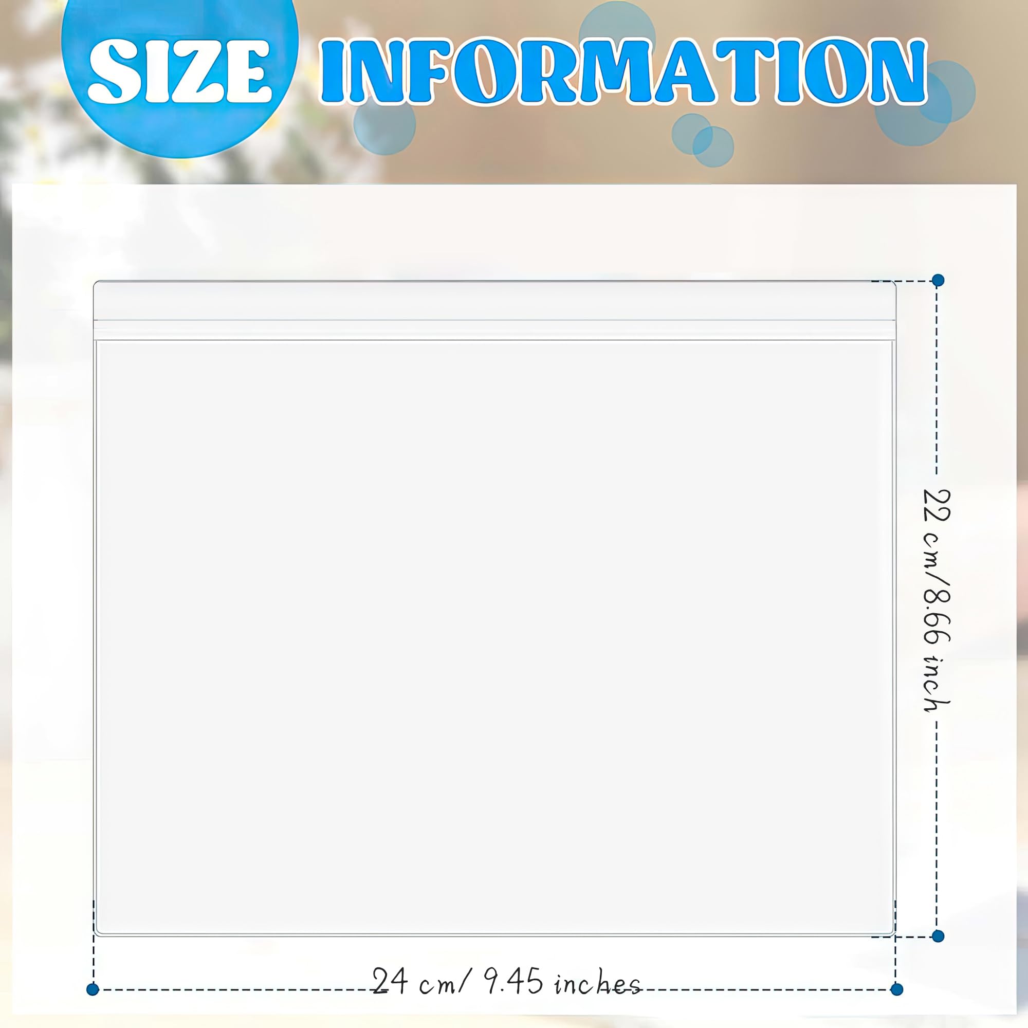 Goutoports Race Bib Vinyl Protector Sheets - Set of 20