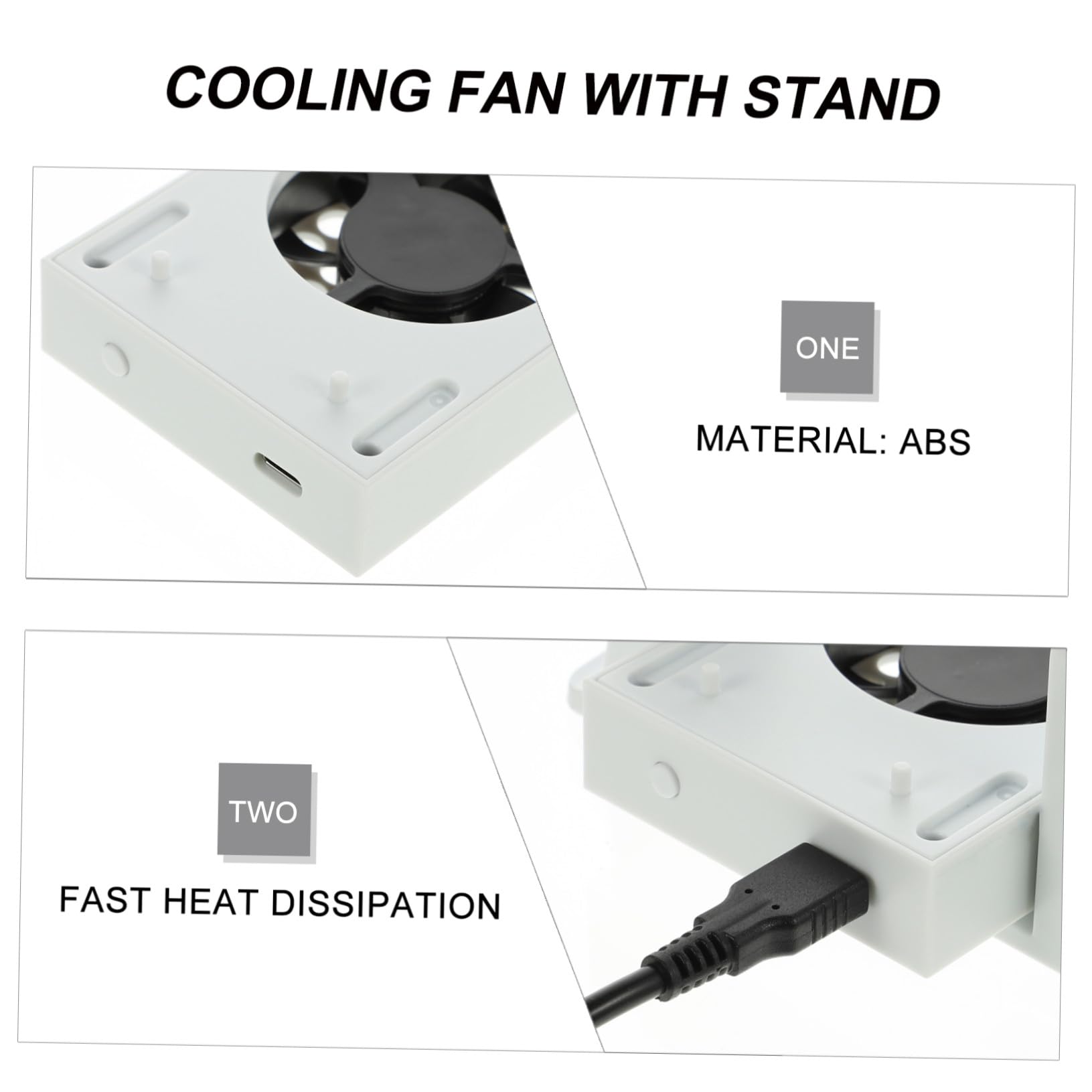 NUOBESTY 1 Set Base di ventola di raffreddamento aria supporto del radiatore base verticale con ventola di raffreddamento ventola di raffreddamento con supporto addominali
