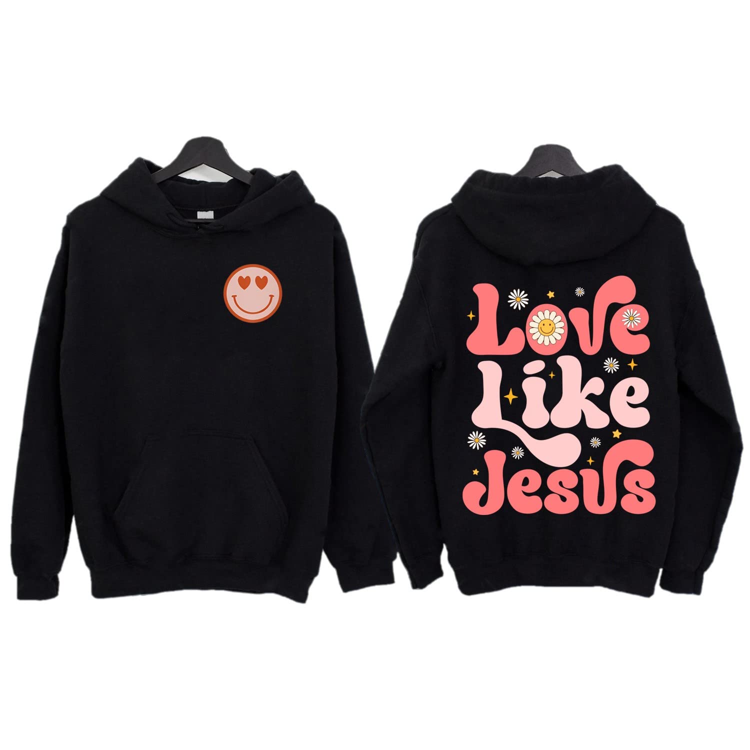 Amazon.com: Love Jesus Like Sweatshirt, Aesthetic Hoodie, Words On Front  And Back Hoodie, Cute Hoodie For Teen Girls Trendy, Hoodie With Words On  Back, Hoodies With Words On The Back For Men :