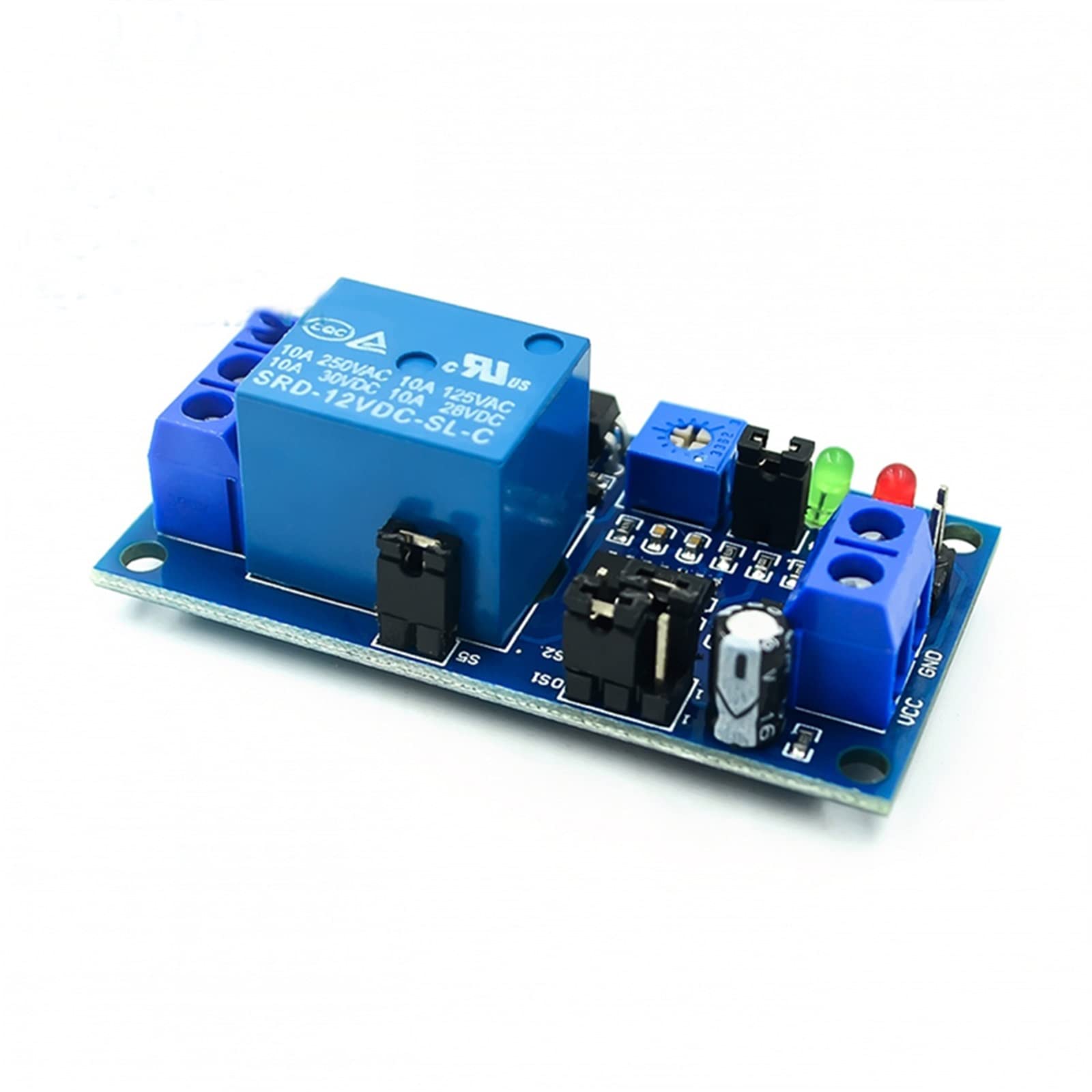 CSKWLLNBC Delay Relay Turn On/Delay Off Switch Module with Timer DC 12V Time 12 V Volt Timing Relays Board