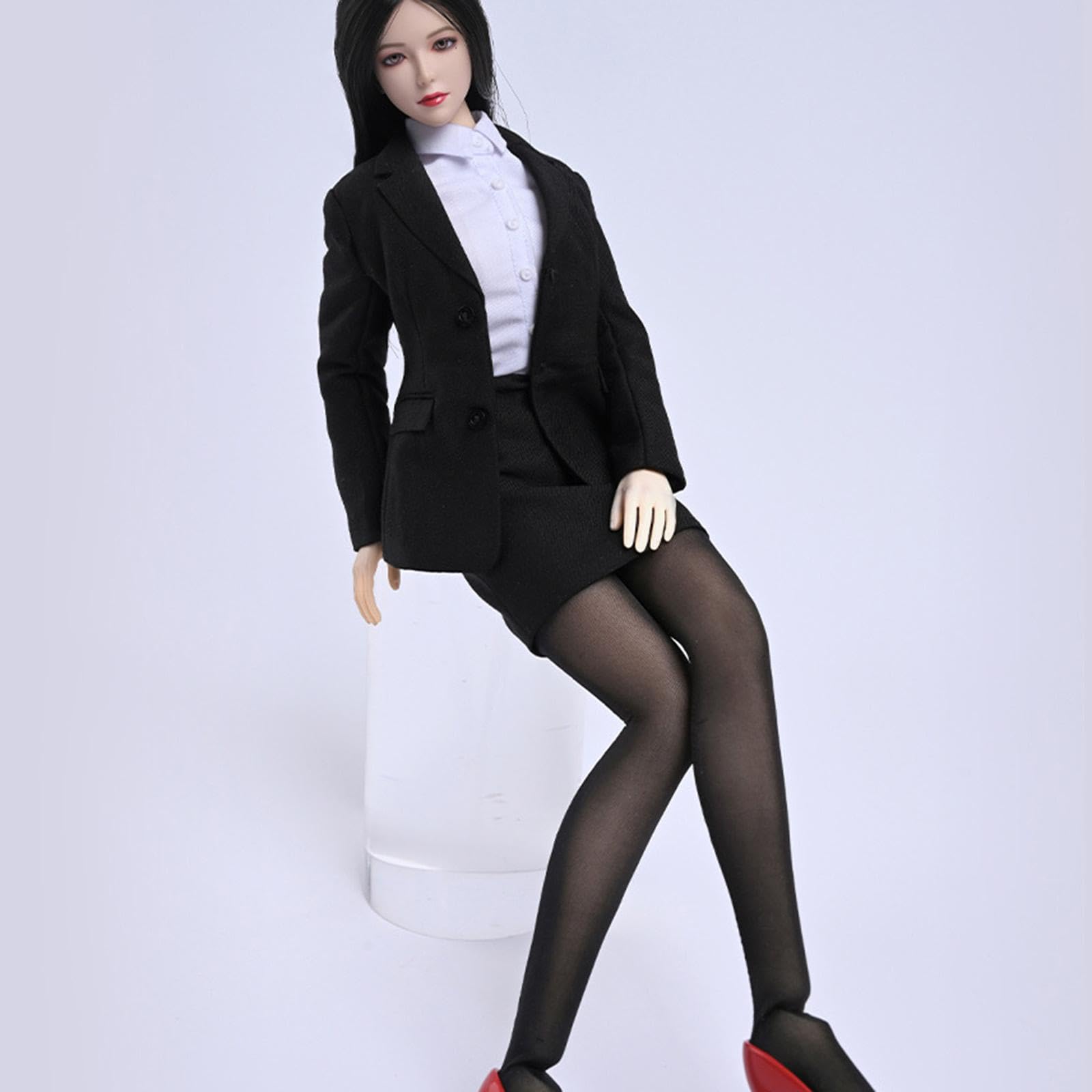 Traje de Mujer a Escala 1/6, Falda, Chaqueta Y Medias (Miniatura)