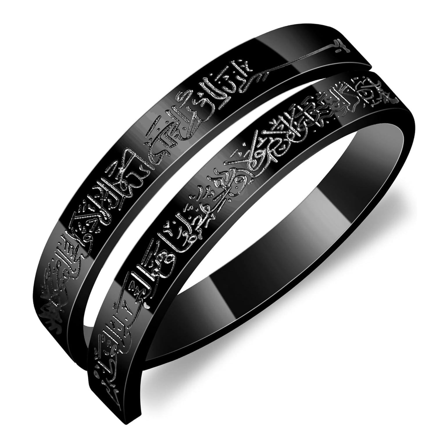 Islamic Ayatul Kursi Adjustable Rings for Women Stainless Steel Muslim Allah Quran Openable Ring Arabic Calligraphy Islam Eid Islamic Jewelry Gifts-image-21