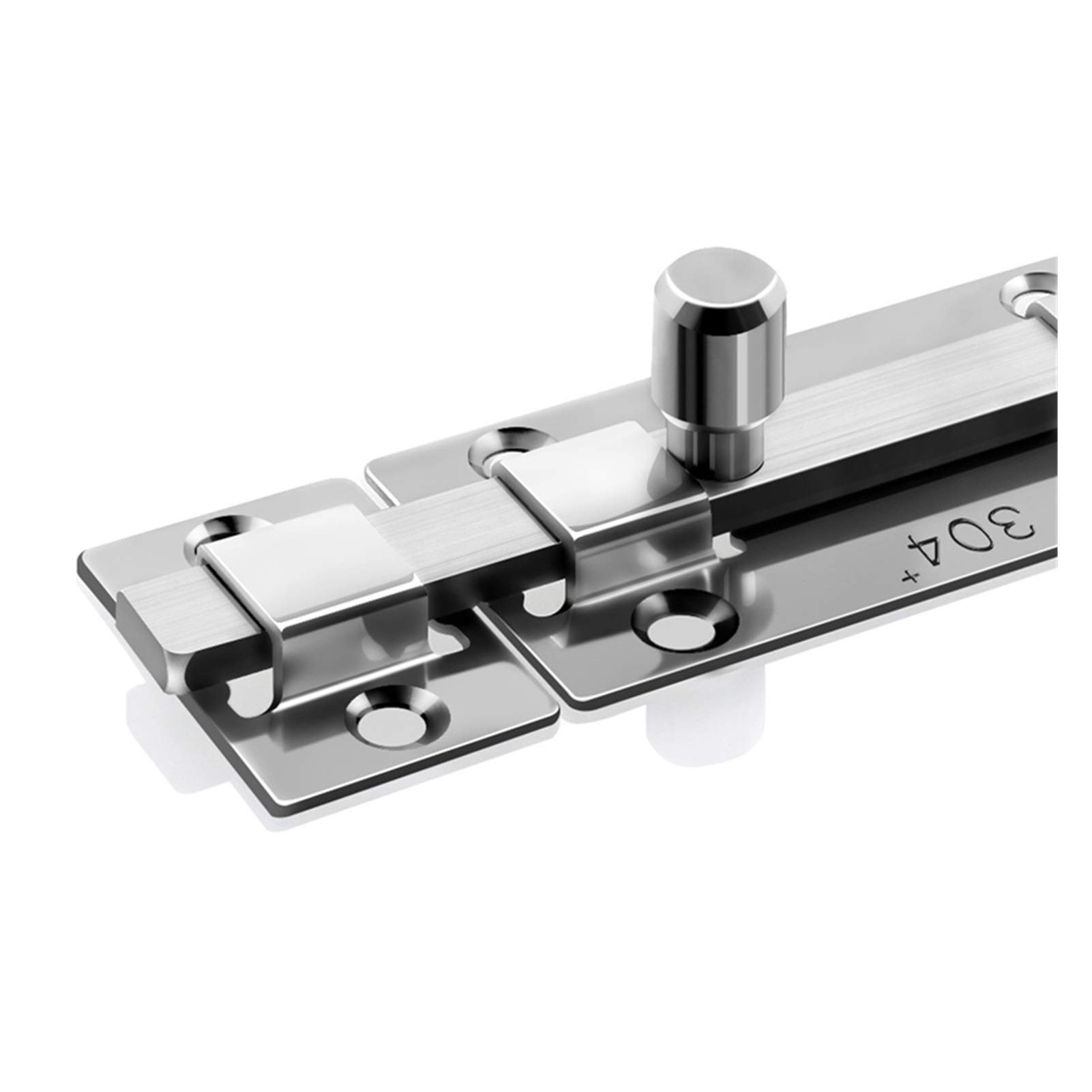 Serratura di Sicurezza 1 pz Porta in Acciaio Inox Fermo Barile Bullone Fibbia Porta Scorrevole E Serratura della Finestra Fibbia Porta Fermo di Sicurezza Bar Ferramenteria e attrez