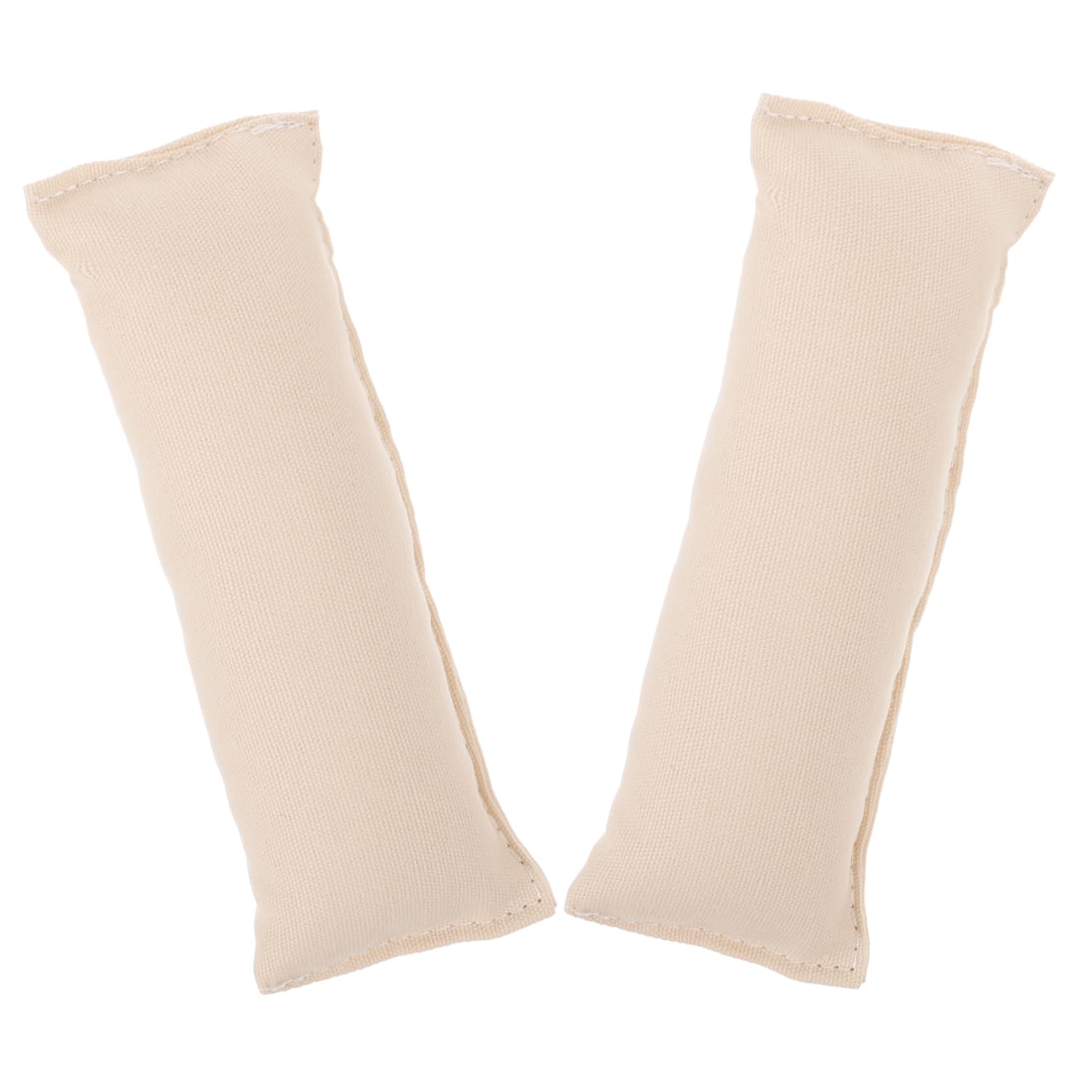Veemoon 2pcs Computer Elbow Wrist Pad Cotton Keyboard Rest for Office Desk Creamy