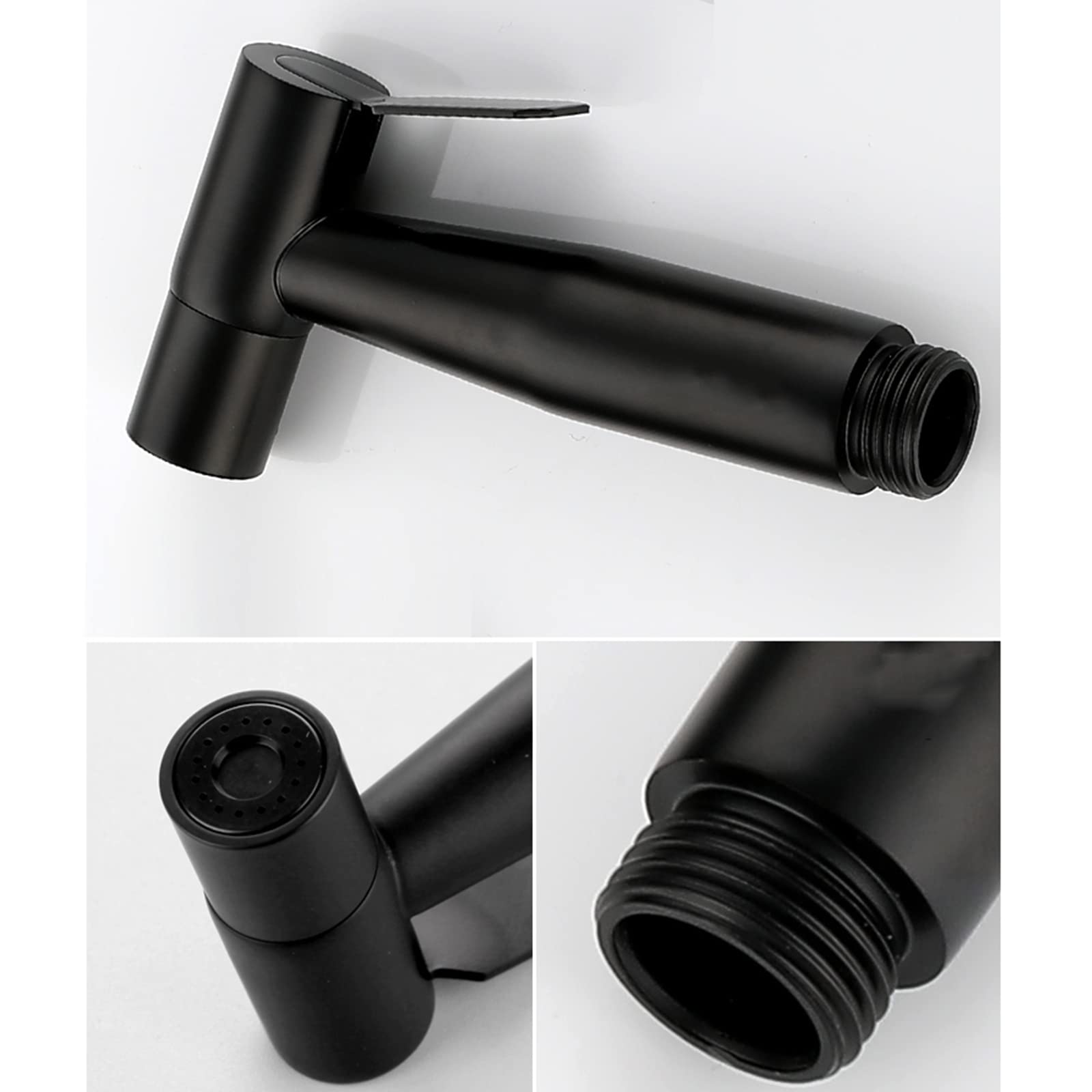 Bateria prysznicowa bidet toaleta bidet spray czarny bidet opryskiwacz głowica czarny opryskiwacz ze stali nierdzewnej oszczędzający wodę prysznic czarna toaleta głowica prysznicowa