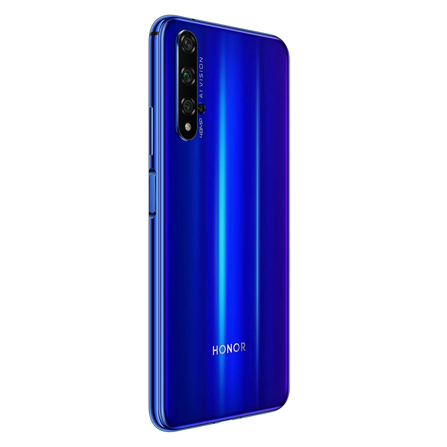 Honor 20 Smartphone, 6 GB RAM, Memoria 128 GB, Display 6.26" FHD+, 2340 x 1080 px, CPU Kirin 980, Quadrupla Fotocamera Posteriore 48+16+2+2 MP, Fotocamera Anteriore da 32 MP, Blu [Italia]