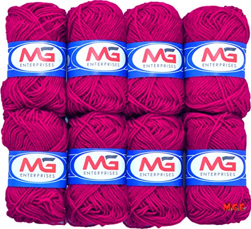 Image of M.G Enterprises Dark Magenta Art Craft Ball - 8 Pc