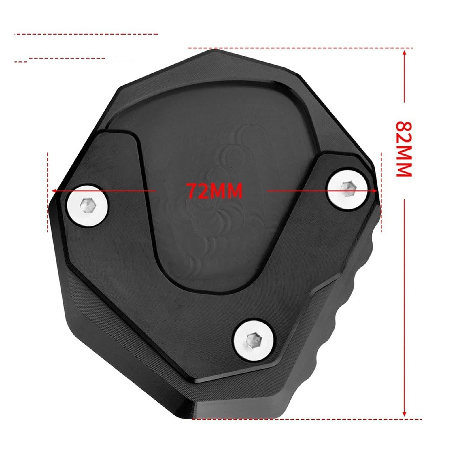 Piastra cavalletto moto per XL750 2023-2024 (Rosso)