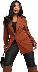 Blazer Feminino Alfaiataria Alongado Social Terninho