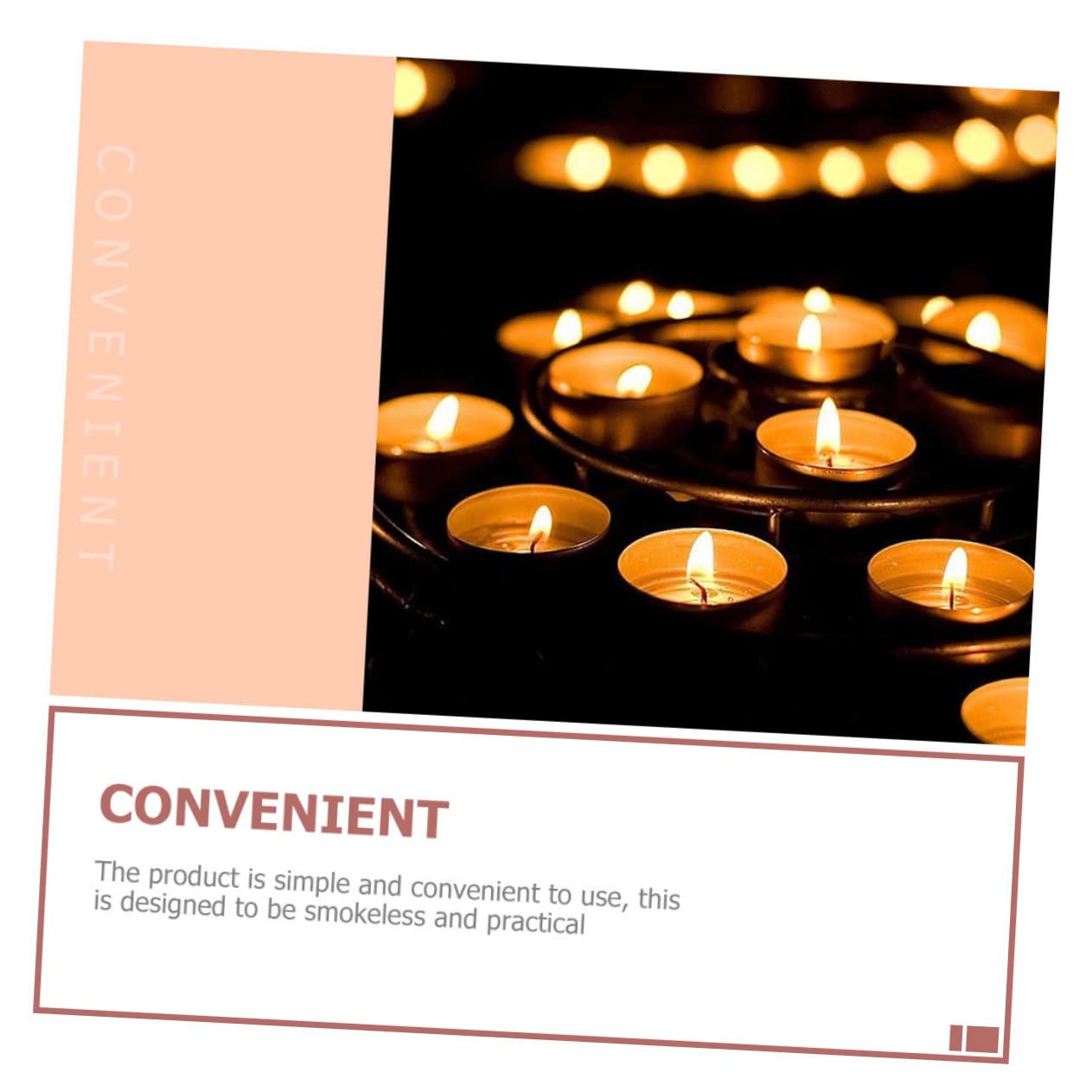 FUNOMOCYA 10 Pack Smokeless White Aluminum Shell Tea Lights Round Home Decor Ideal for Wedding Party Present