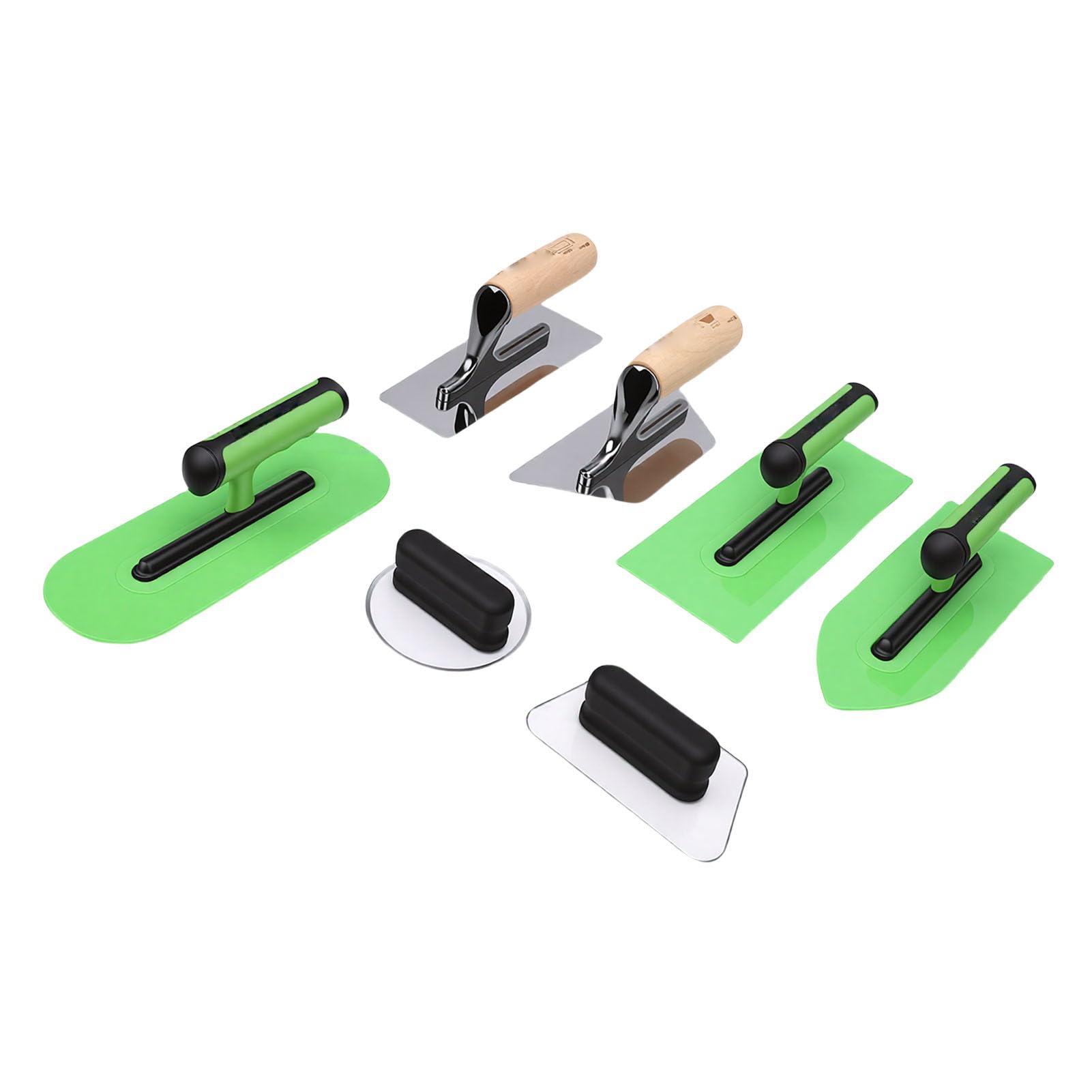 CHICIRIS Set Frattoni per Finitura Stucco Veneziano, Acciaio Inox Lucido | Versatile per Pitturare Pareti, Riempire con Malta e Stuccare Piastrelle, Spazio Compatto con Borsa per il Trasporto