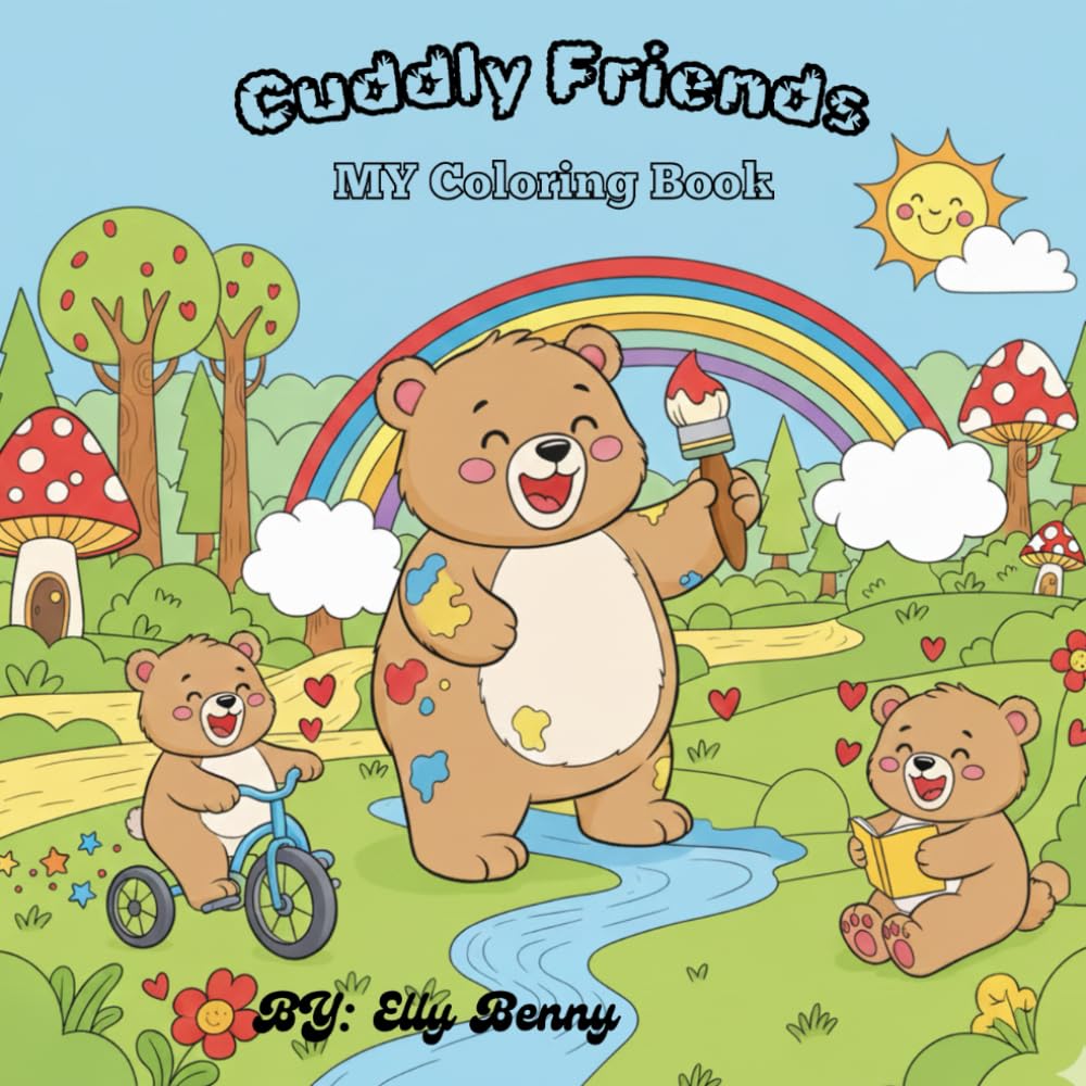 Cuddly Friends: My Coloring Book