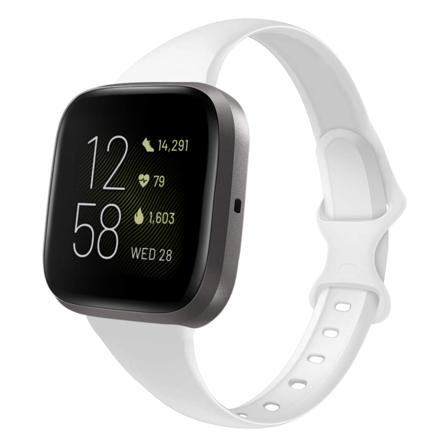 fitbit versa white strap