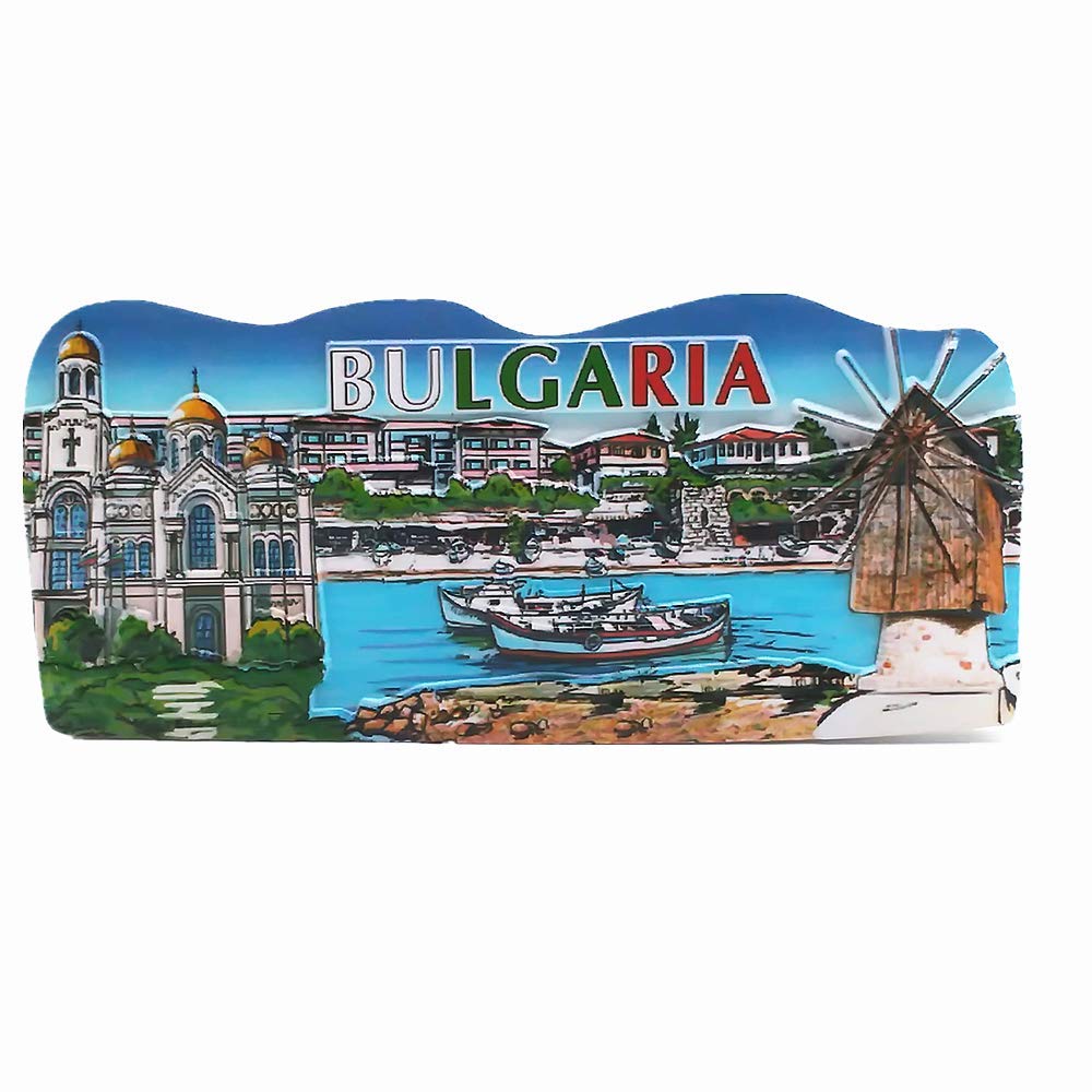 Muyu Magnet Bulgaria 3D Fridge Magnet Tourist Souvenir Gift Collection Home & Kitchen Decoration Magnetic Sticker Refrigerator Magnet