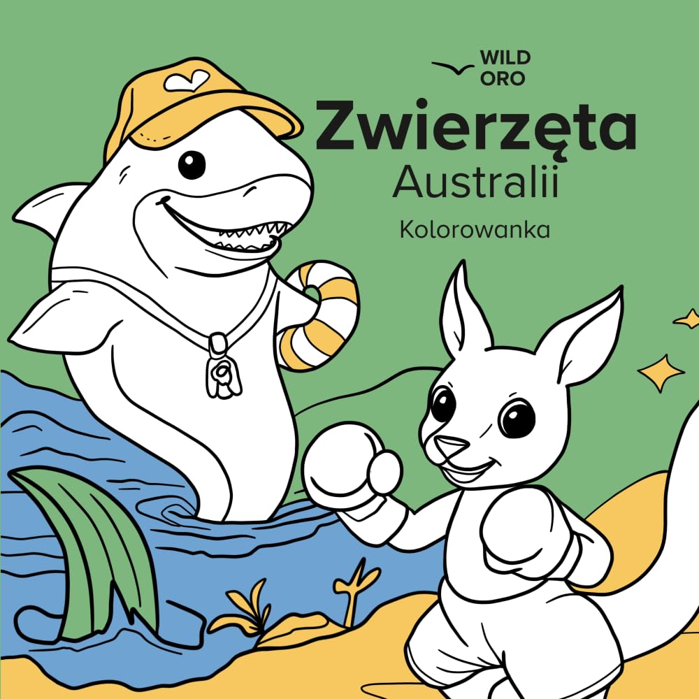 Zwierzęta Australii: Kolorowanka
