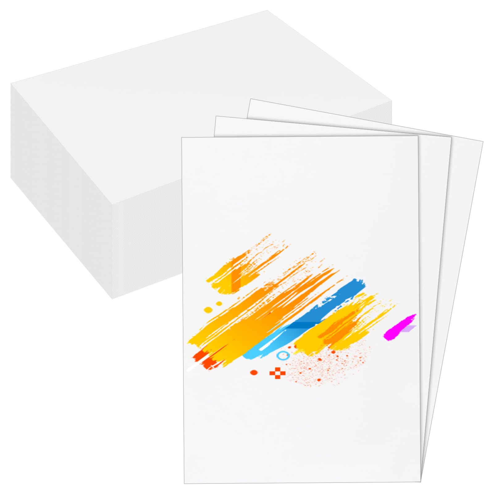 MUNGHOK 200 Fogli Cartoncino Bianco A4, 230 g/m², Carta Spessa per Stampante, Disegno, Inviti, Biglietti Fai da Te e Acquerello