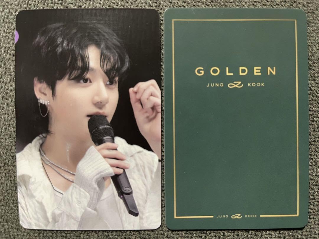 Amazon.co.jp: ジョングク グク BTS 3D GOLDEN トレカ カード 防弾少年  