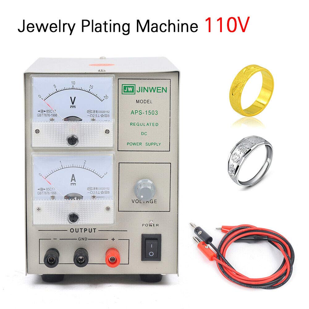 Jewelry Plating Machine Small Jewelry Processing Plater Tool for Gold Silver 110V