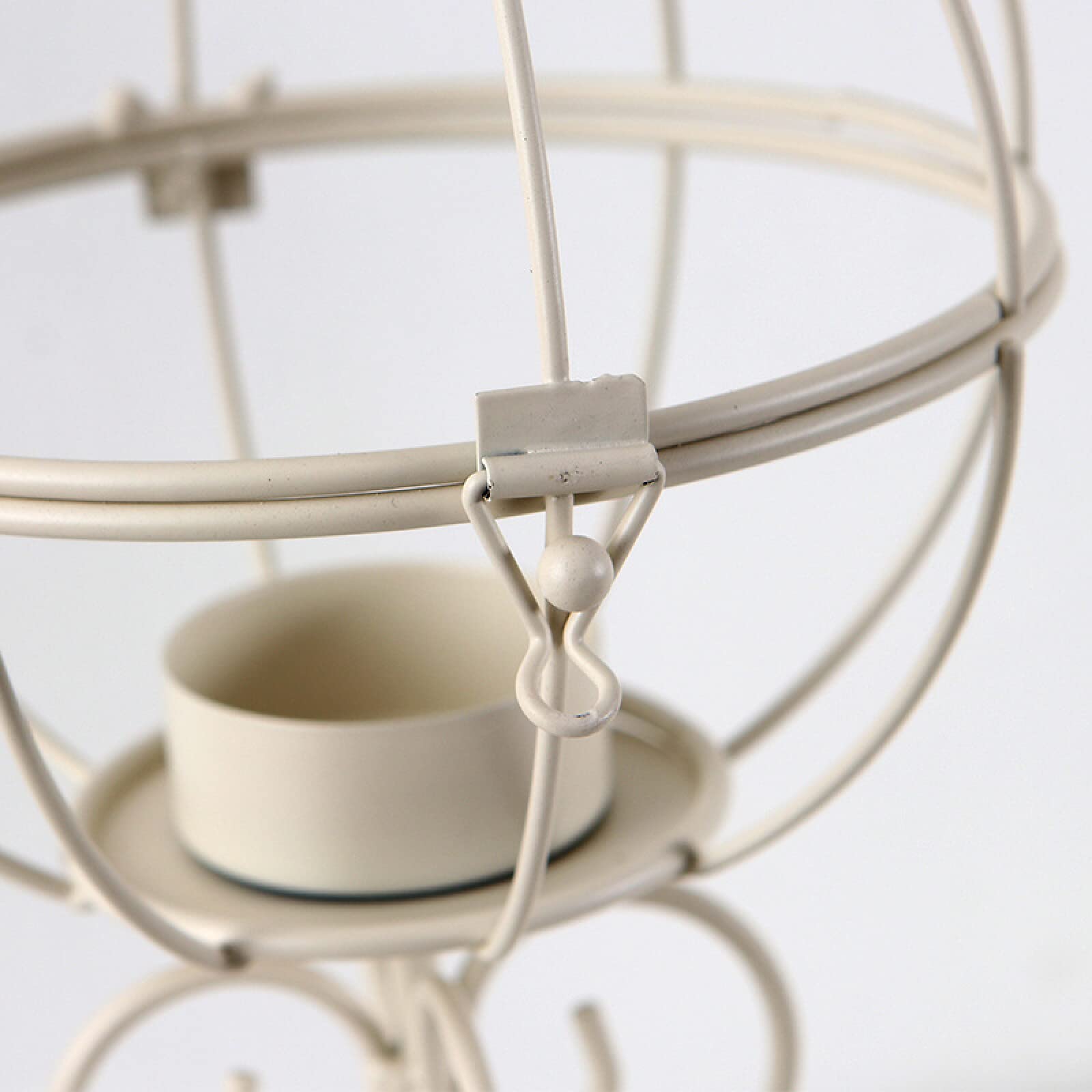 Jaula para pájaros, candelabro, portavelas de Hierro Forjado, Jaula para pájaros, decoración Retro para Bodas, Accesorios creativos, Taza Artesanal