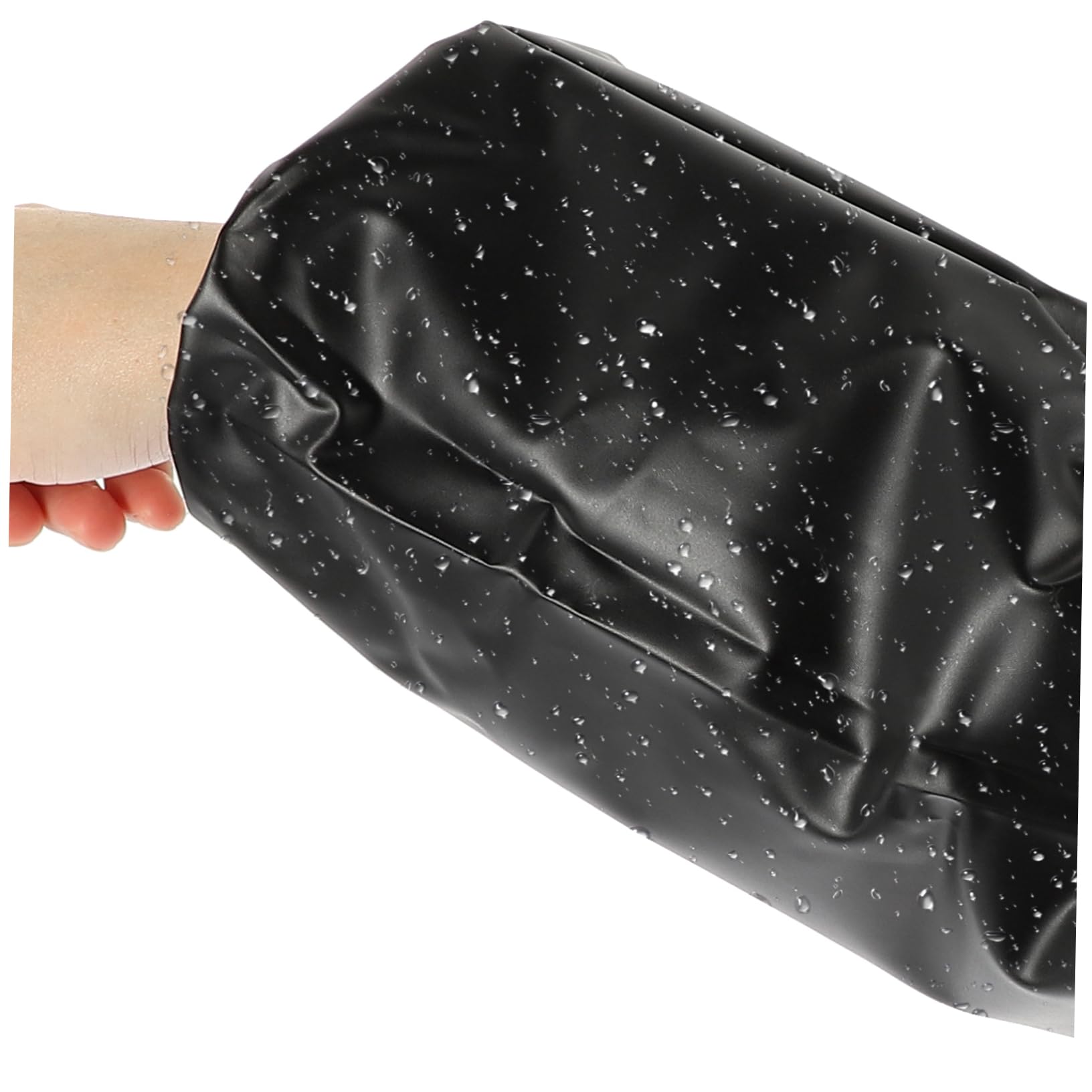 Angoily 20 Pares Funda impermeable compuesta cubre brazos para hombres manga del brazo de limpieza manga larga manguitos de pvc manguitos protectores de brazos de polivinilo Black