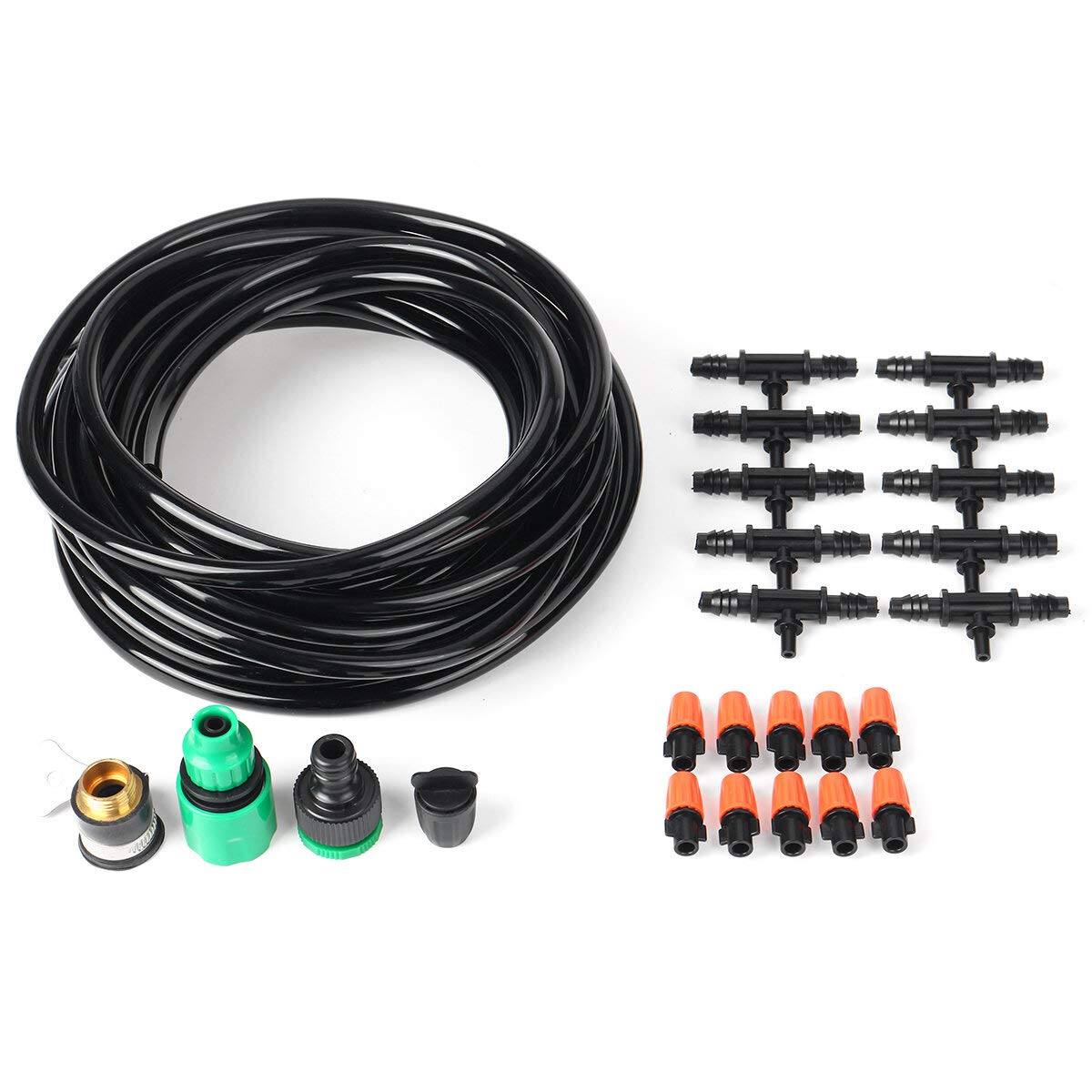 Micro sistema di irrigazione a goccia Kit di irrigazione automatica spray per irrigazione da giardino