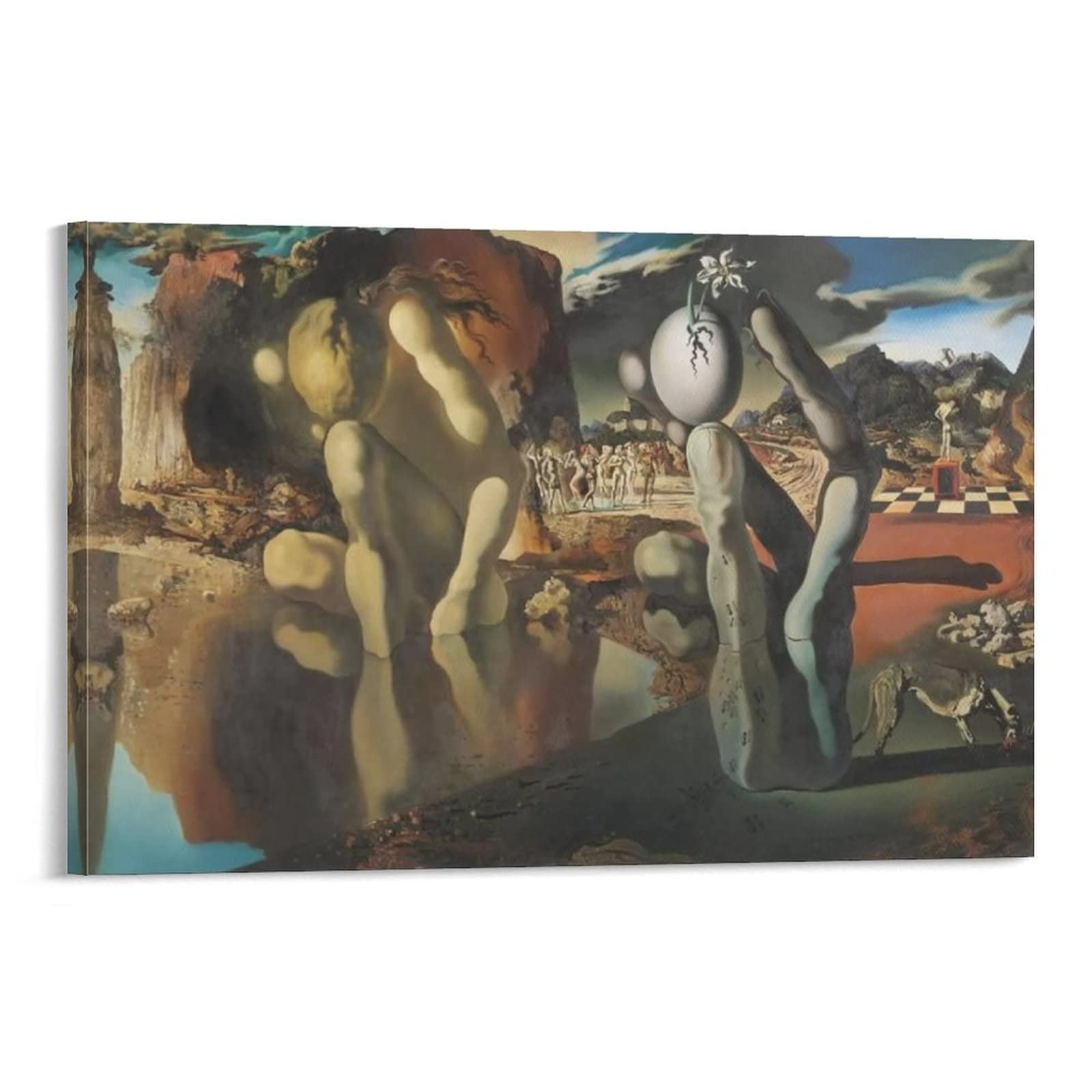 Amazon.co.jp: Salvador Dali画家サルバドール・ダリ 素晴らしい絵画 フレームのアートポスター キャンバス ポスター ...