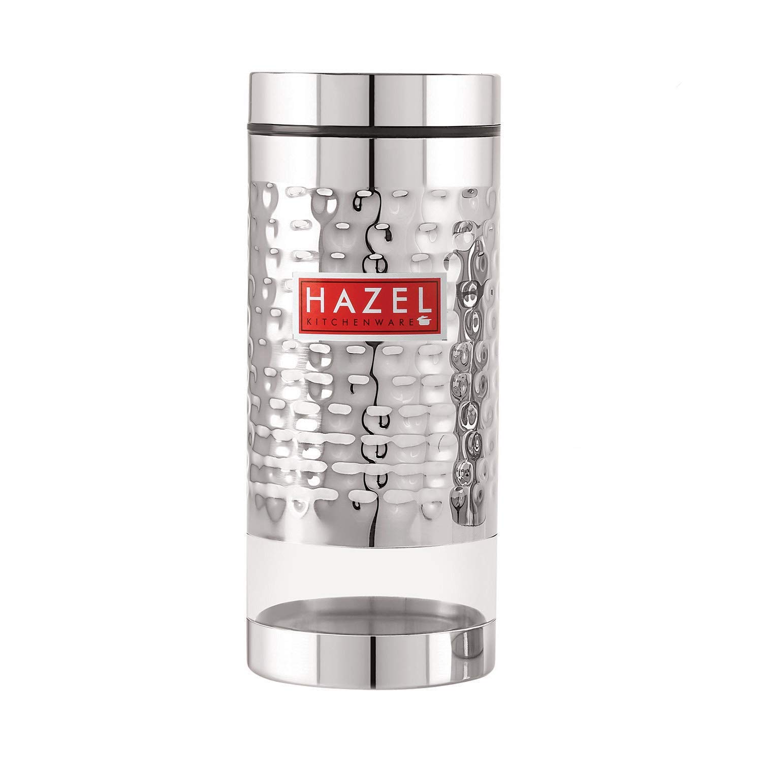 Transparent Stainless Steel Storage Jar - 1000ml -6 Transparent Stainless Steel Storage Jar - 1000ml -6