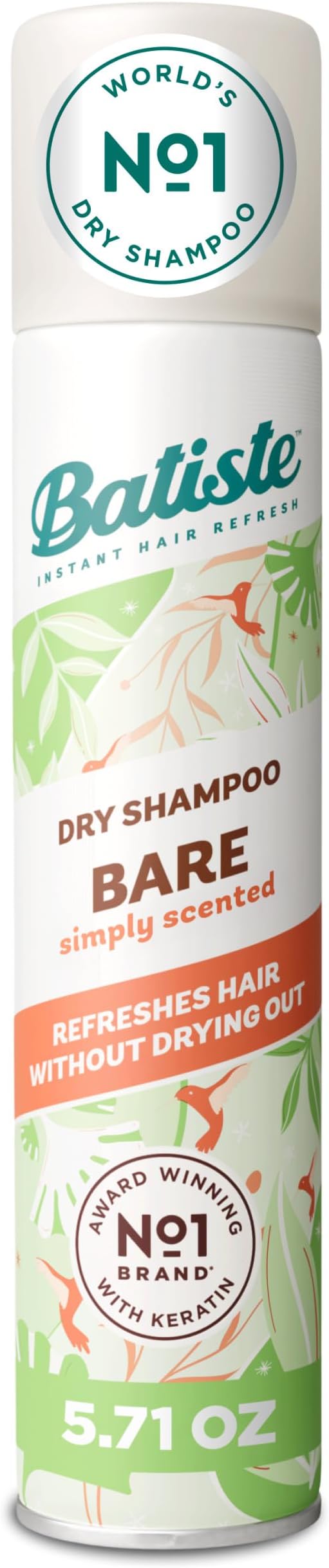 Batiste Dry Shampoo Bare 162g/5.71 oz.