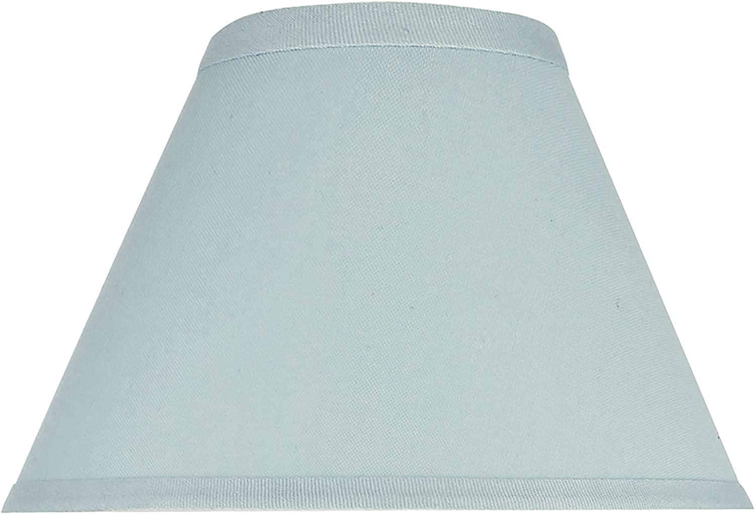 Aspen Creative 58728A, Empire Uno Lamp Shade, Blue, 4" Top x 9" Bottom x 6.5" Slant Height, Slip UNO 33mm