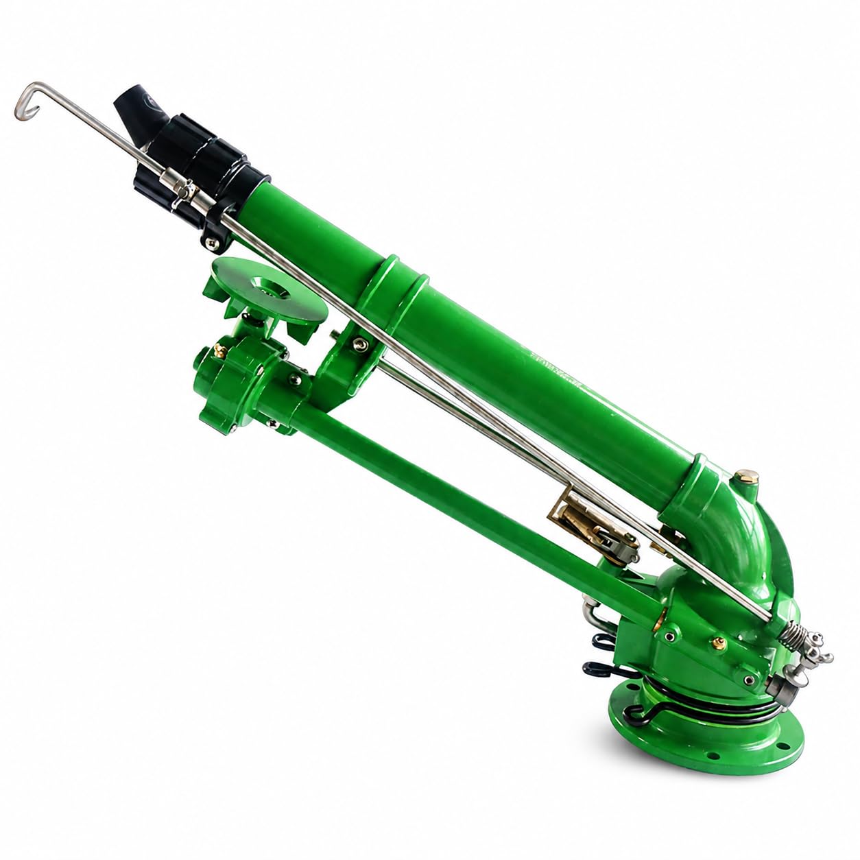Irrigatore per irrigazione agricola regolabile a 360°, ugelli da 18 mm, 20 mm, 22 mm, portata 40-100 m, irrigazione di grandi aree da 4-8 bar